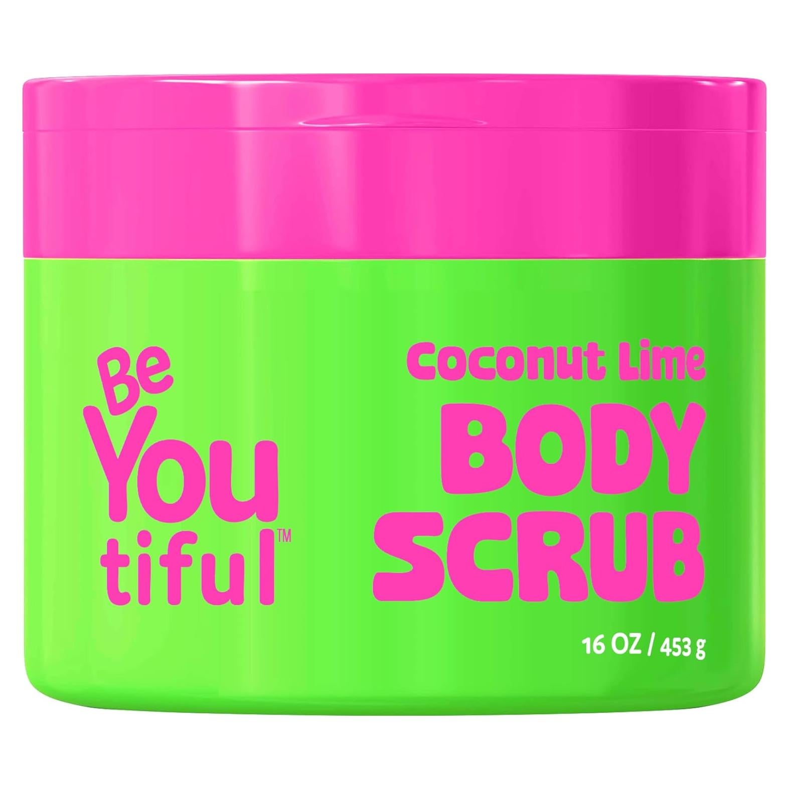 Exfoliante Corporal BeYOUtiful Coco Lima 453 g - Suave y Vegano