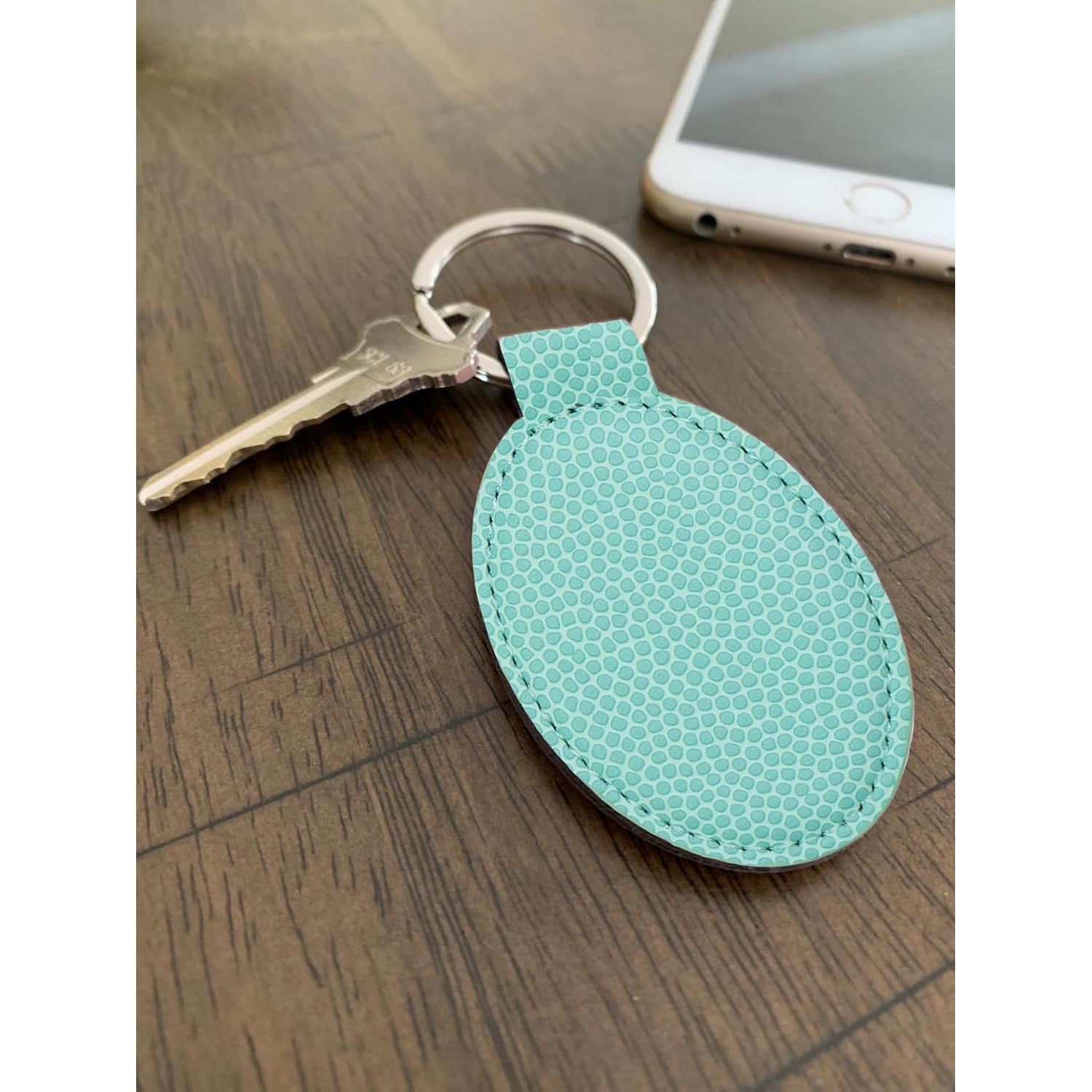 Llave Ovalada LaserGram Balón de Fútbol Personalizado