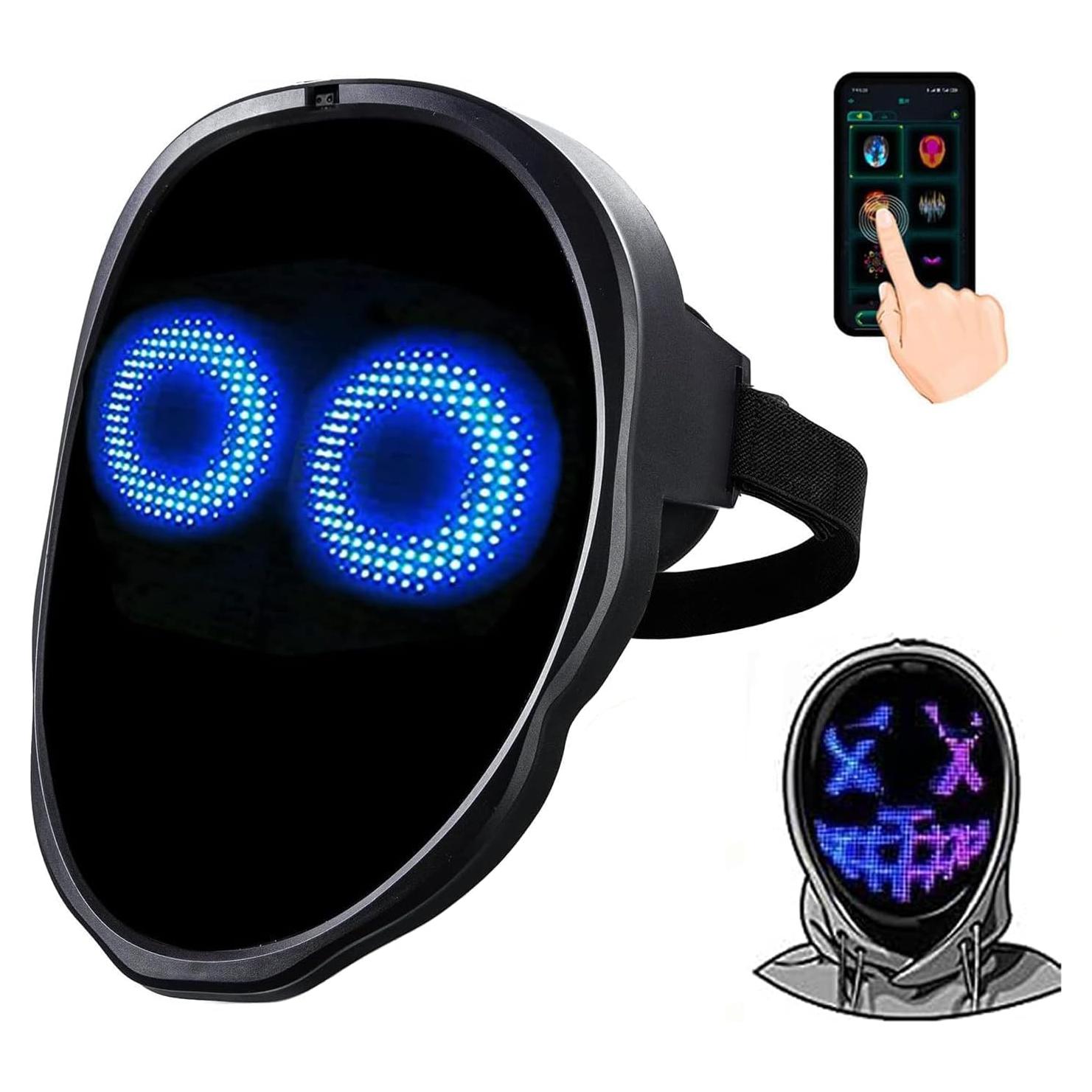 Máscara LED Funle Transformadora con App y Detección de Gestos