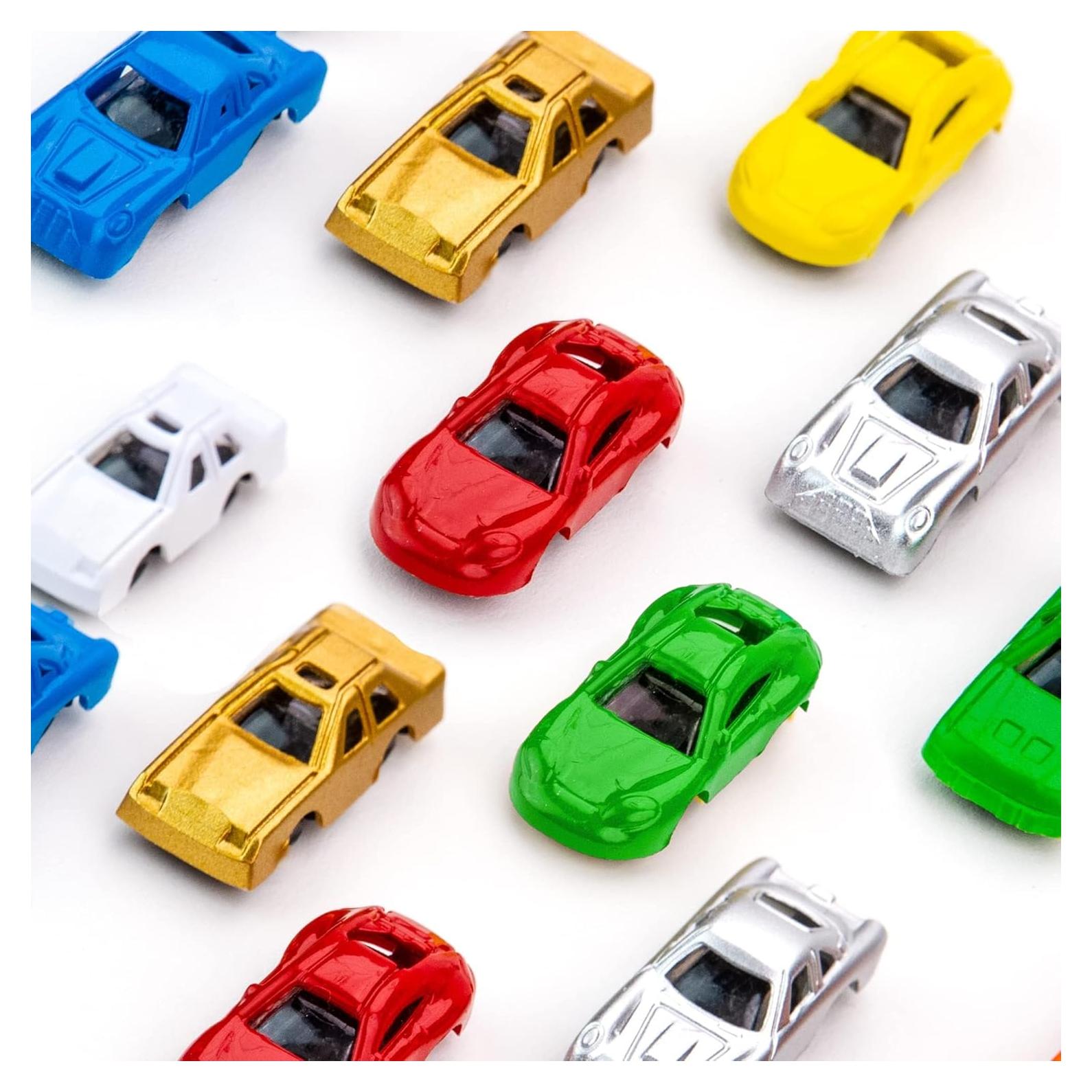 Mini Coches de Plástico Entervending - 25 Pcs para Niños
