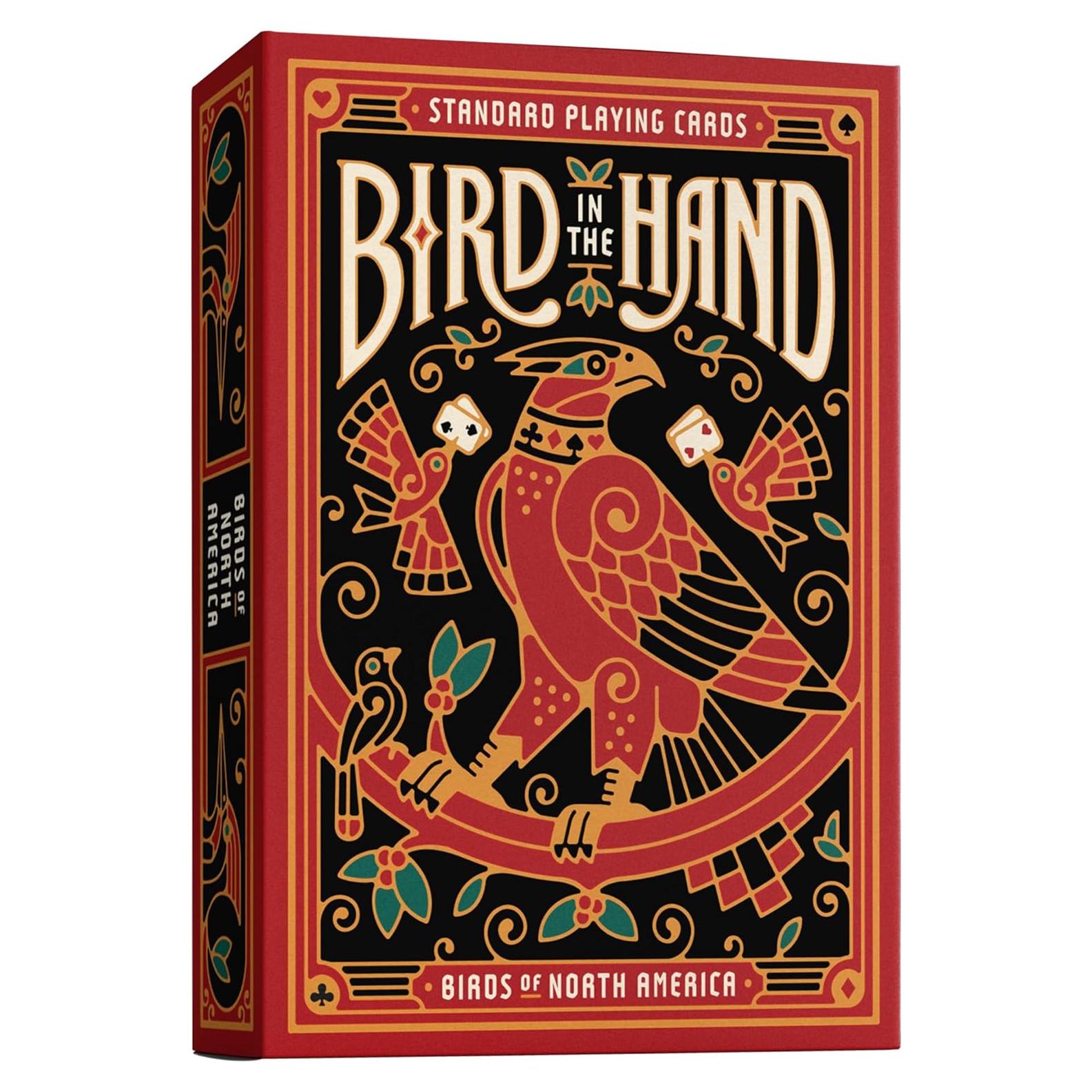 Baraja de Cartas Temáticas Pájaro en la Mano - 54 Piezas Arte Personalizado