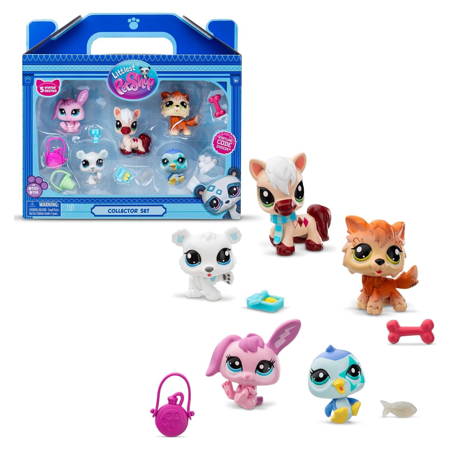 Littlest Pet Shop Paquete 5 Mejores Amigos de Invierno