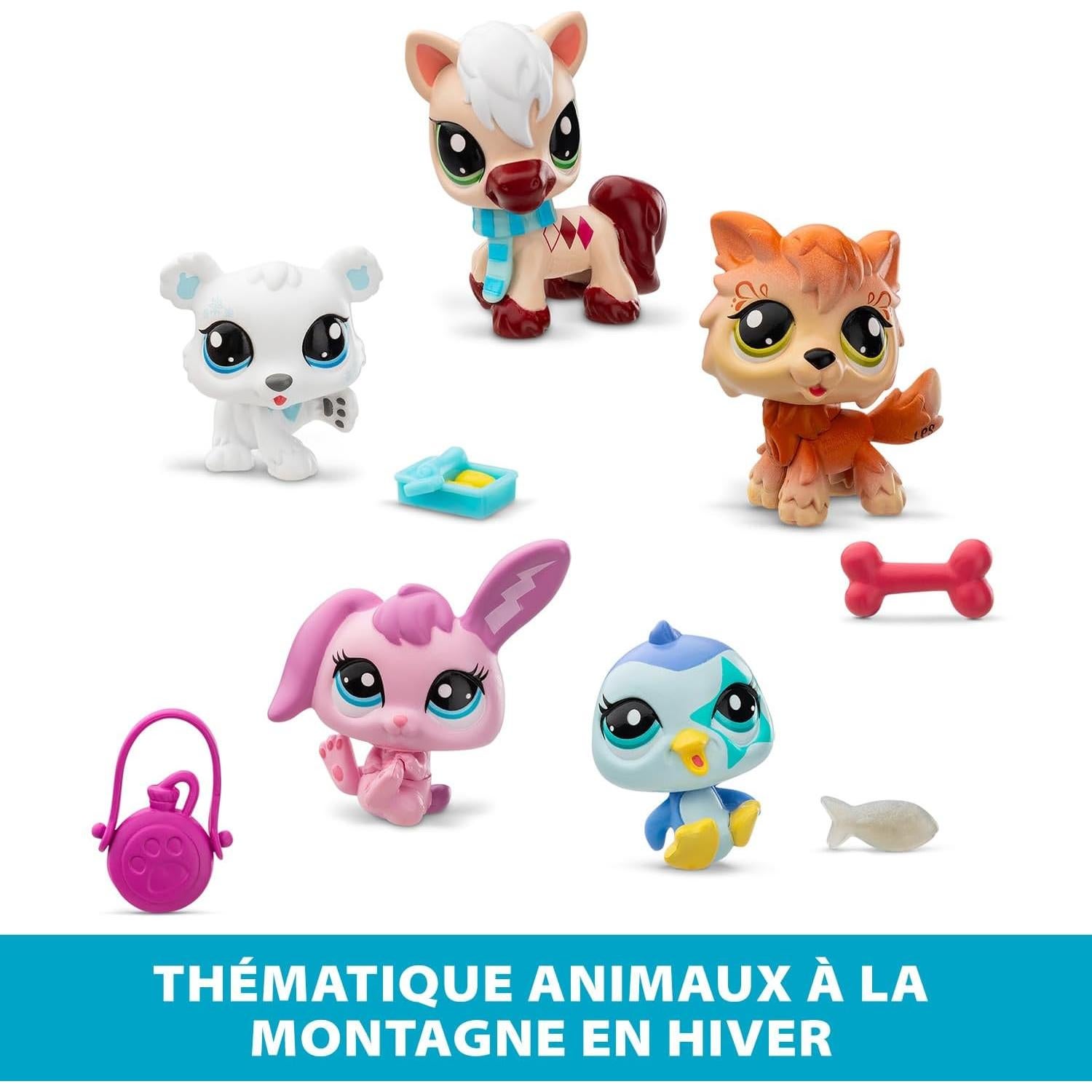 Littlest Pet Shop Paquete 5 Mejores Amigos de Invierno