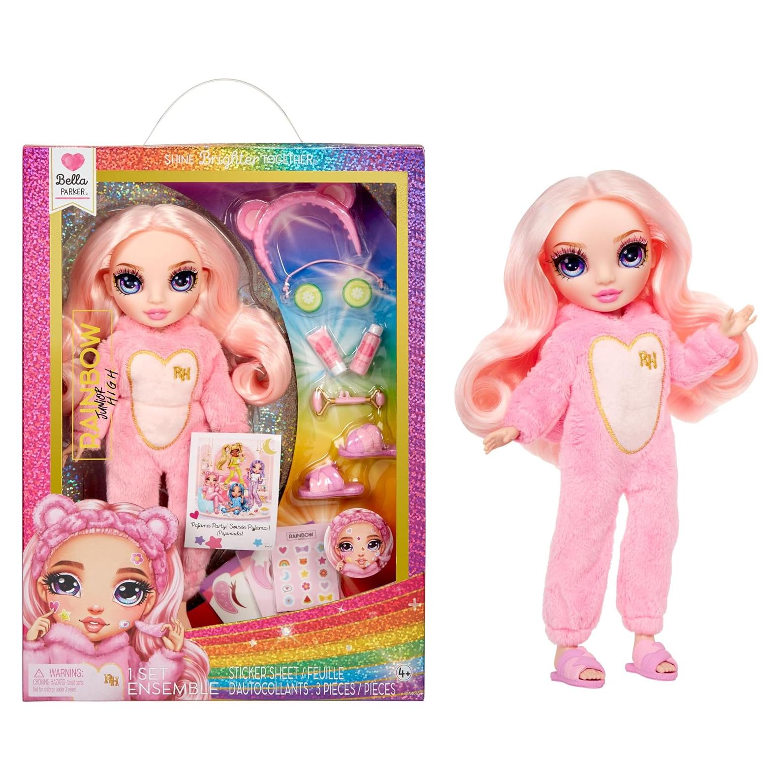 Muñeca Rainbow High Bella 22.86 cm con Pijama y Accesorios