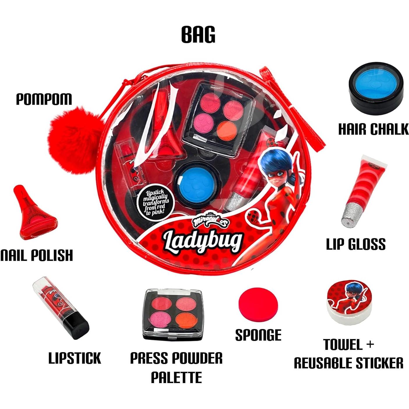 Set de Maquillaje para Niñas Miraculous Ladybug - 10 Piezas