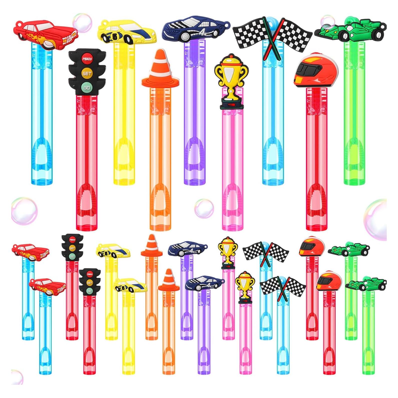 27 Mini Burbujas de Coches de Carreras Rotatingpals 11.5 cm