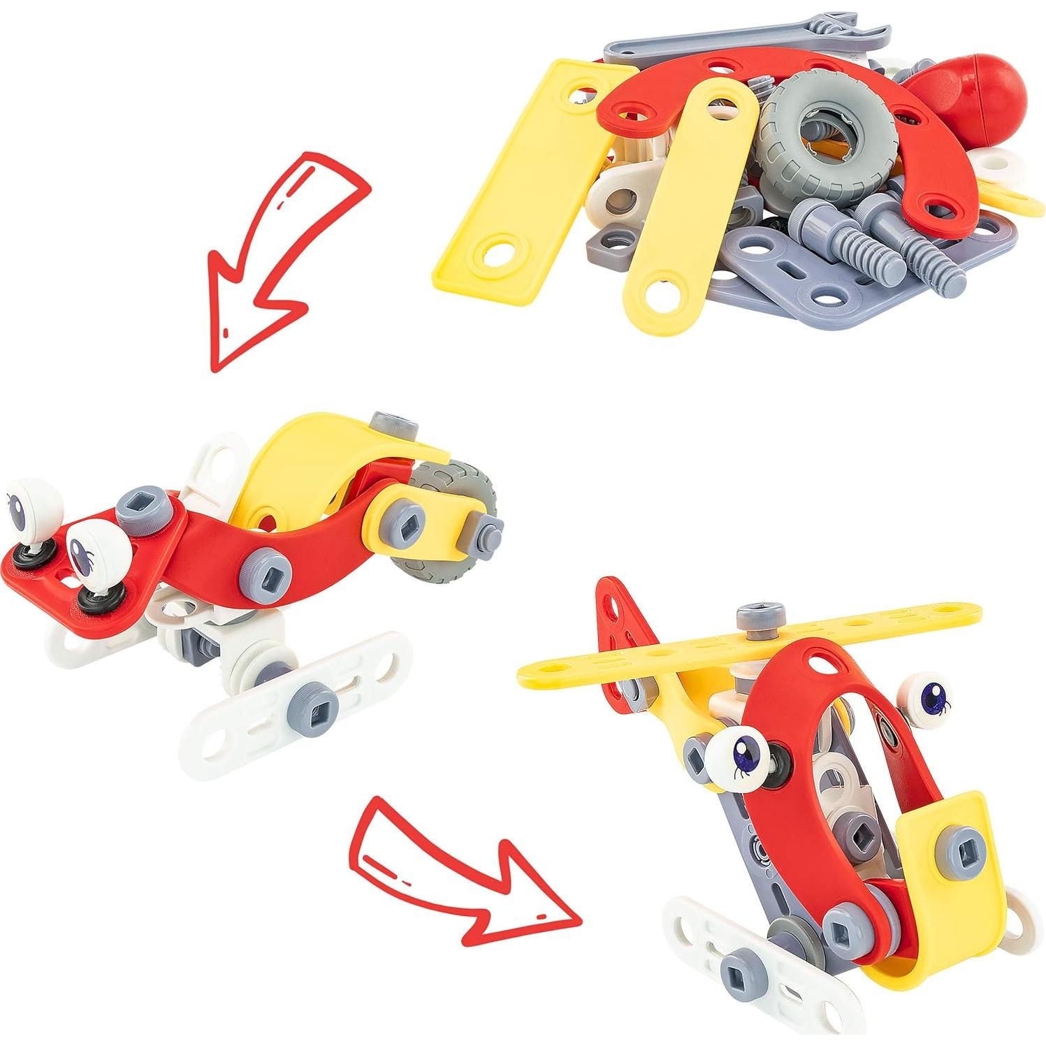 Conjunto de Construcción Rescatador Rápido Hoopla Toys 2-en-1