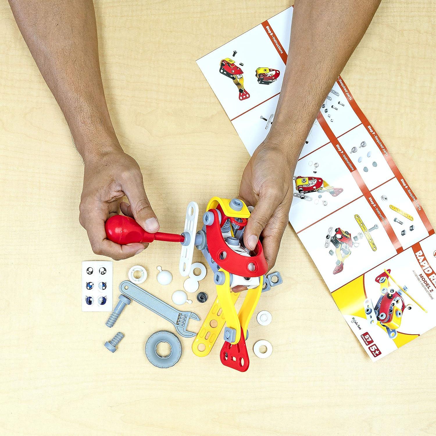 Conjunto de Construcción Rescatador Rápido Hoopla Toys 2-en-1