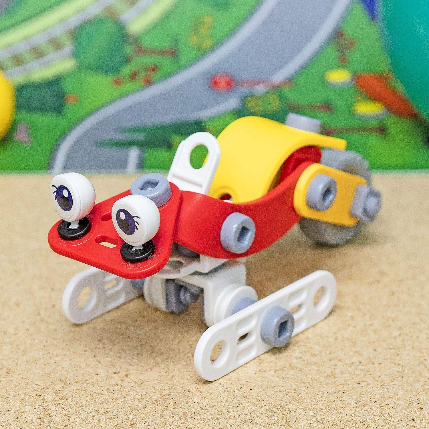 Conjunto de Construcción Rescatador Rápido Hoopla Toys 2-en-1