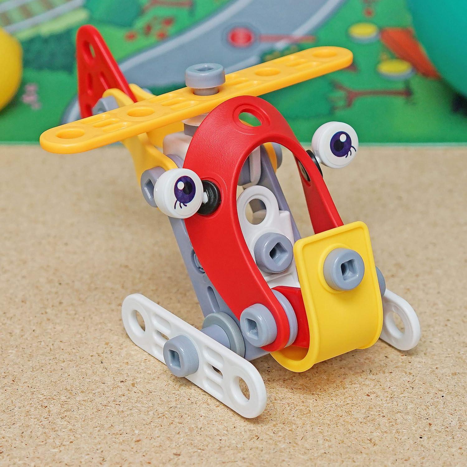 Conjunto de Construcción Rescatador Rápido Hoopla Toys 2-en-1