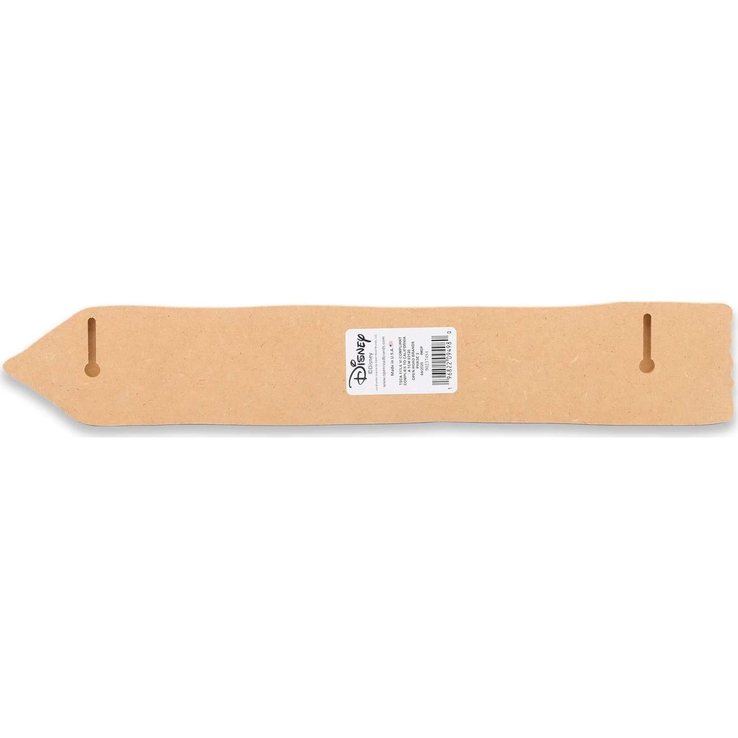 Letrero de Madera Disney Lilo y Stitch Ve con la Corriente 42x7cm