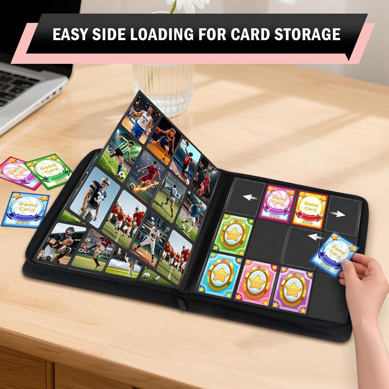 Carpeta de Tarjetas Zofly TC-30P Rosa 12 Bolsillos 720 Tarjetas