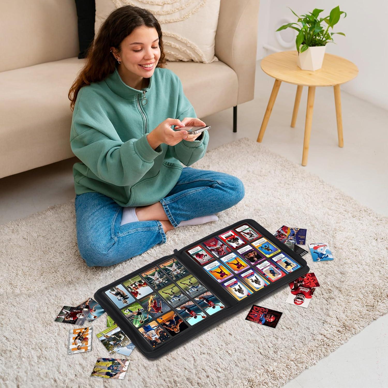 Carpeta de Tarjetas Zofly TC-30P Rosa 12 Bolsillos 720 Tarjetas