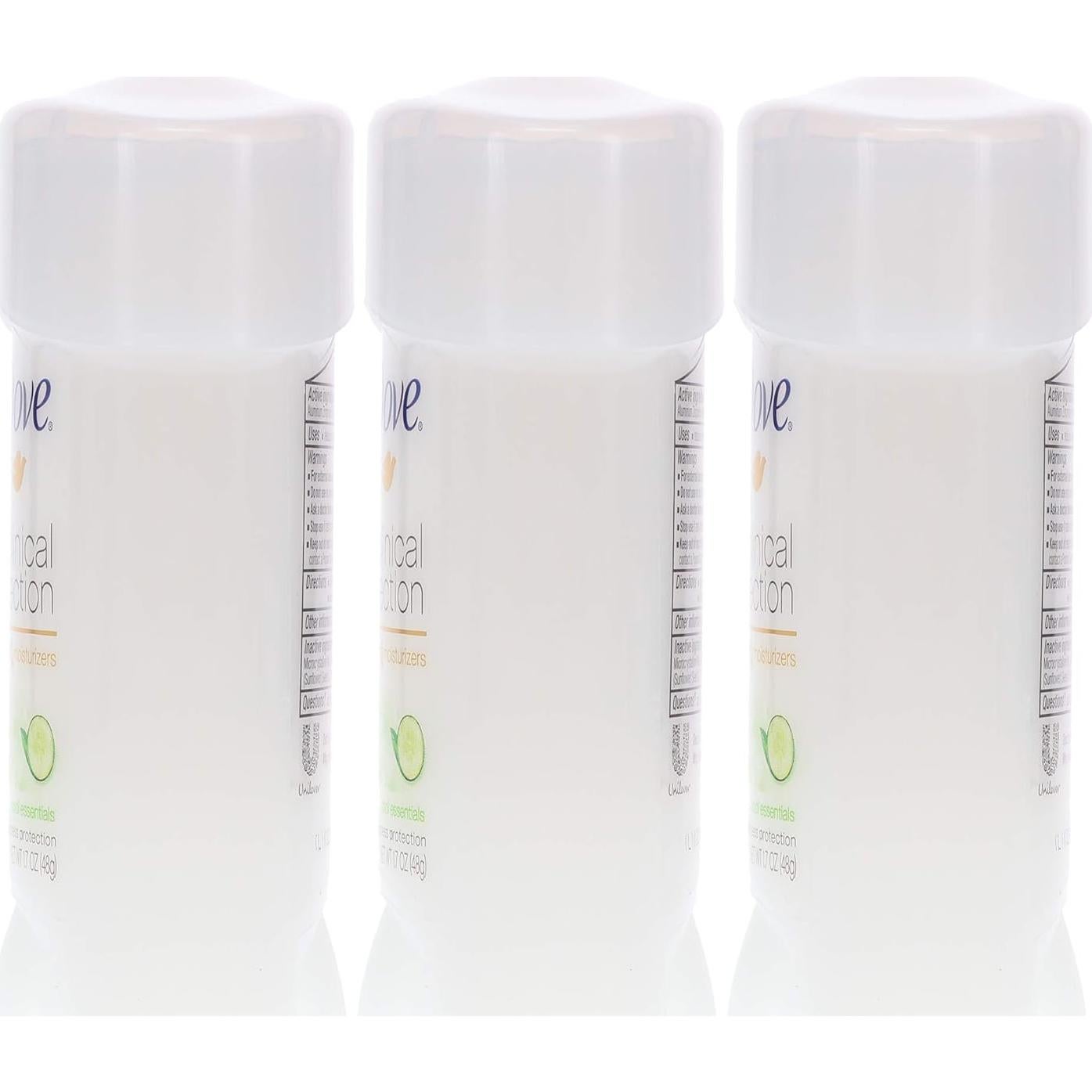 Desodorante Antitranspirante Dove Protección Clínica 3x1.7oz