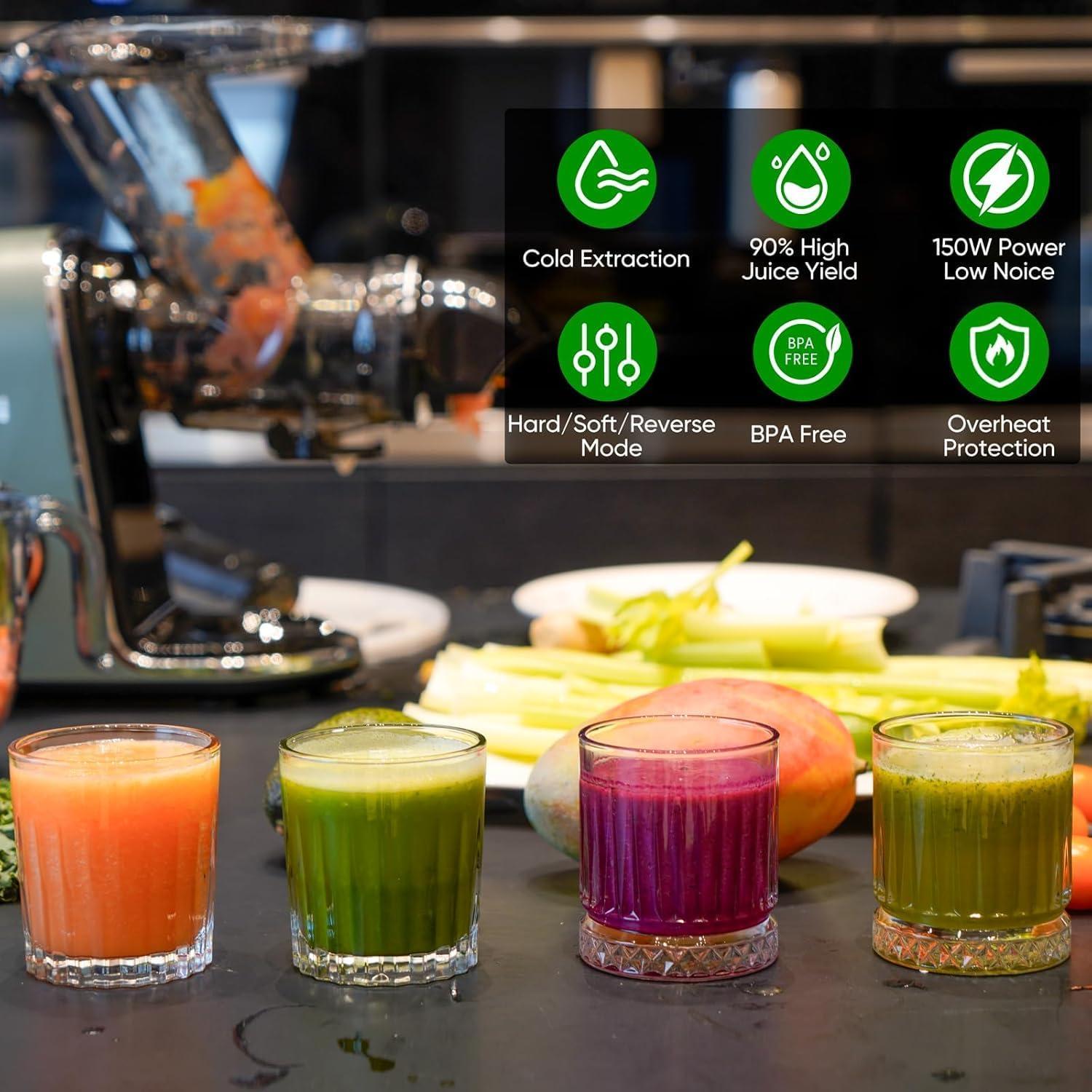 Extractor de Jugo COZII 1520B Frío 150W Silencioso 9.14cm