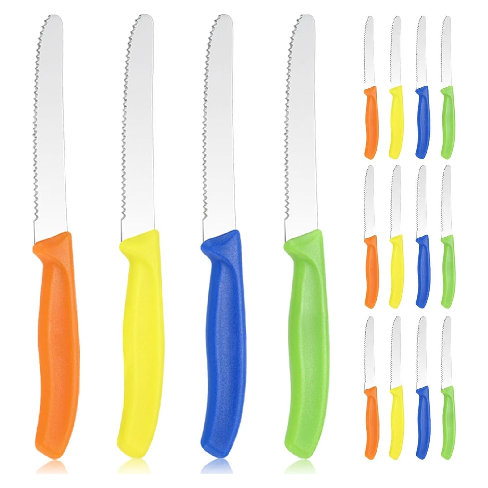 Conjunto de 16 Cuchillos para Carne BEWOS Acero Inoxidable