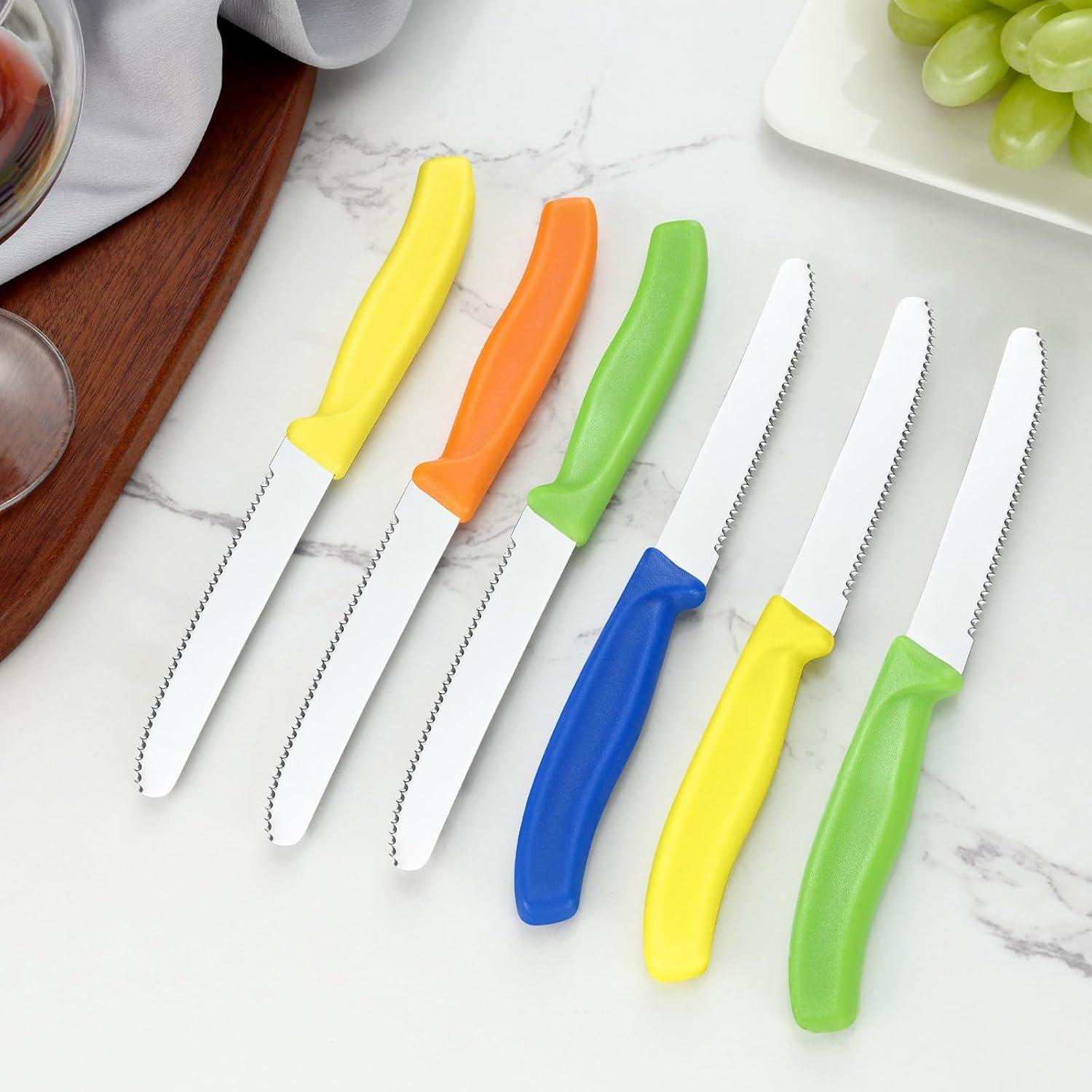 Conjunto de 16 Cuchillos para Carne BEWOS Acero Inoxidable