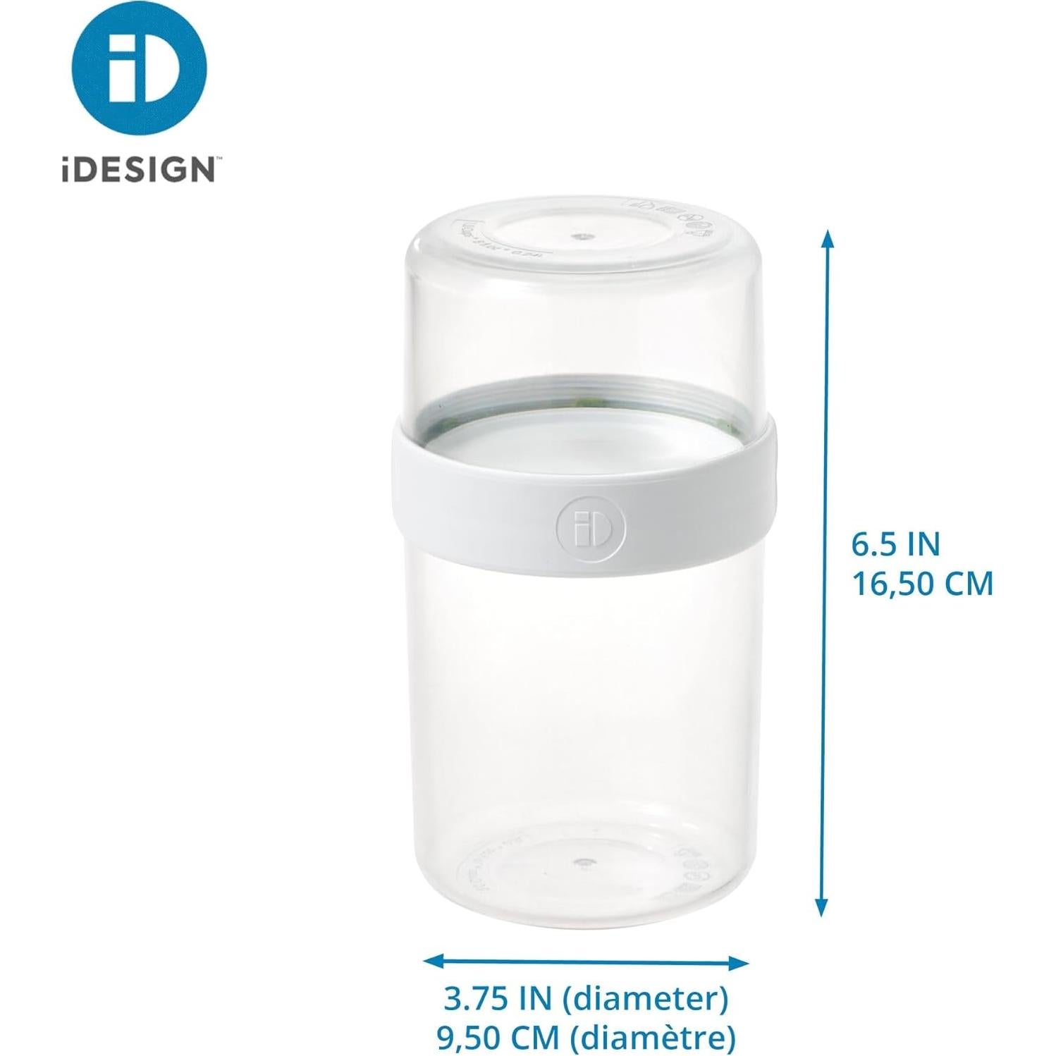 Recipiente de Almacenamiento Mediano iDesign Stack n’ Snack 0.85L