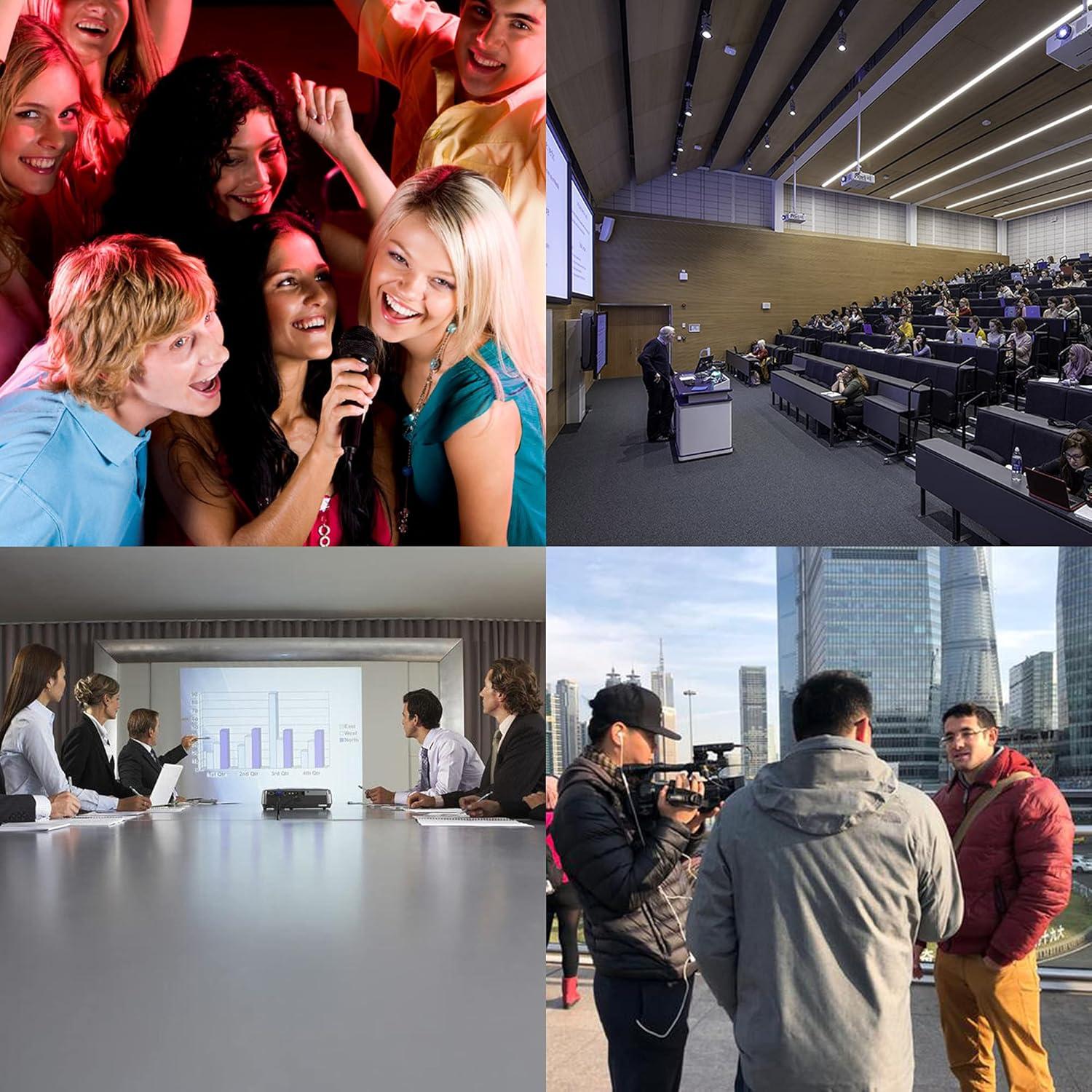 Cubierta de micrófono desechable 600 PCS Negro - Antipolución