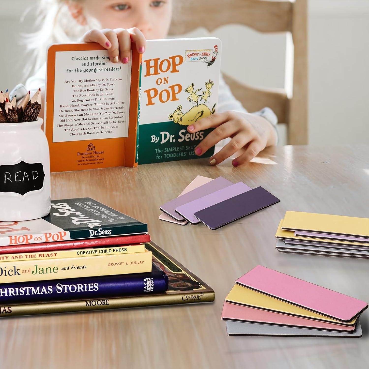 24 Marcadores Magnéticos UMETDO Multicolor para Leer