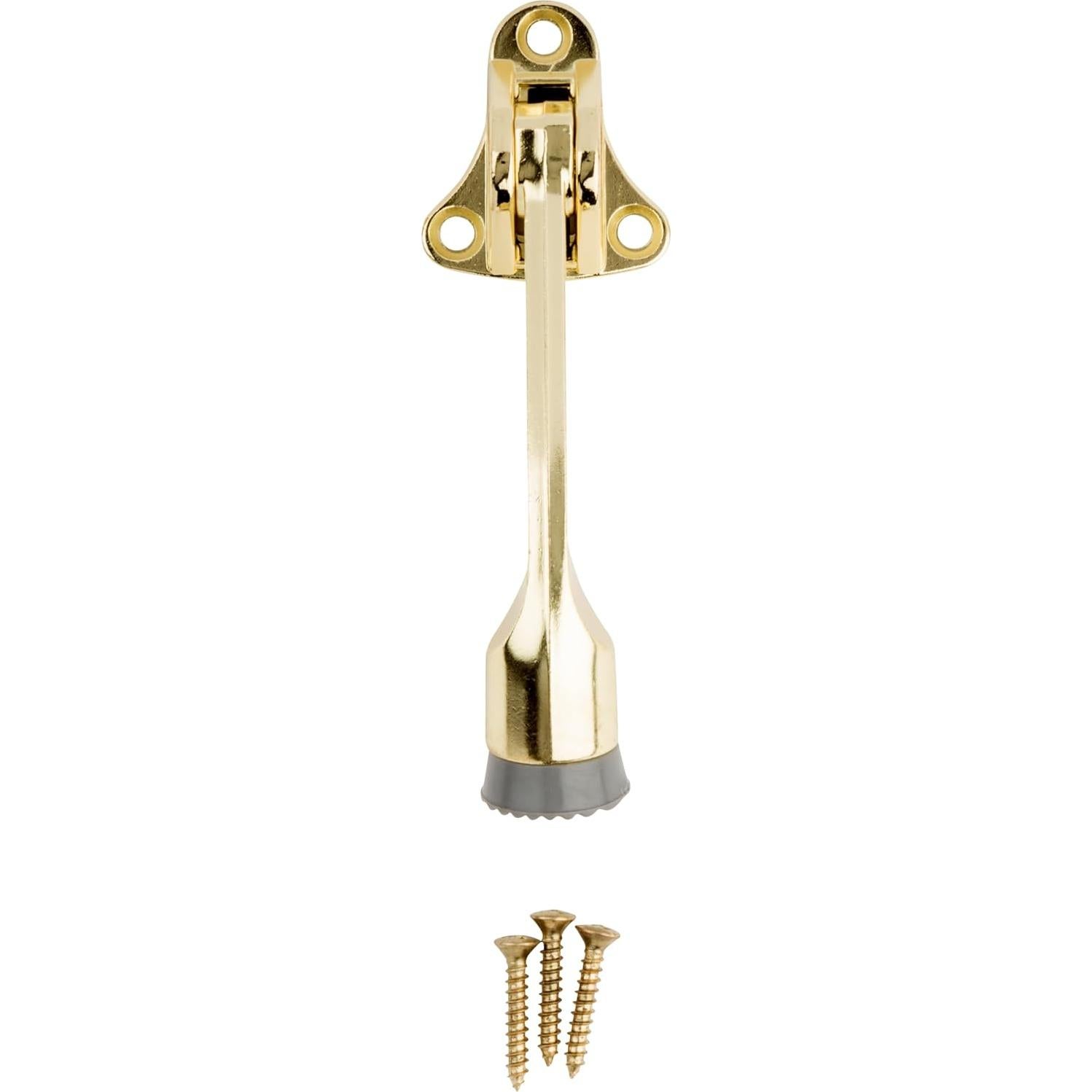 Tope de Puerta de Caída Hardware Nacional N184-259 10.16 cm Latón
