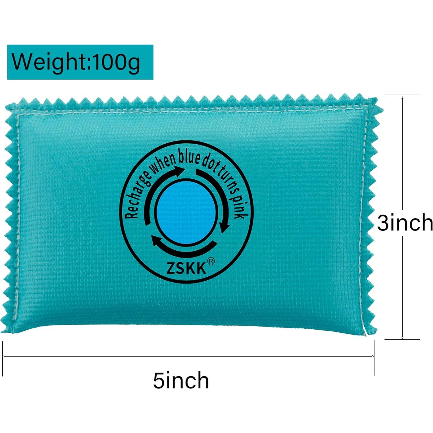 Paquete Deshidratante Recargable 100g Gel de Sílice ZSKK