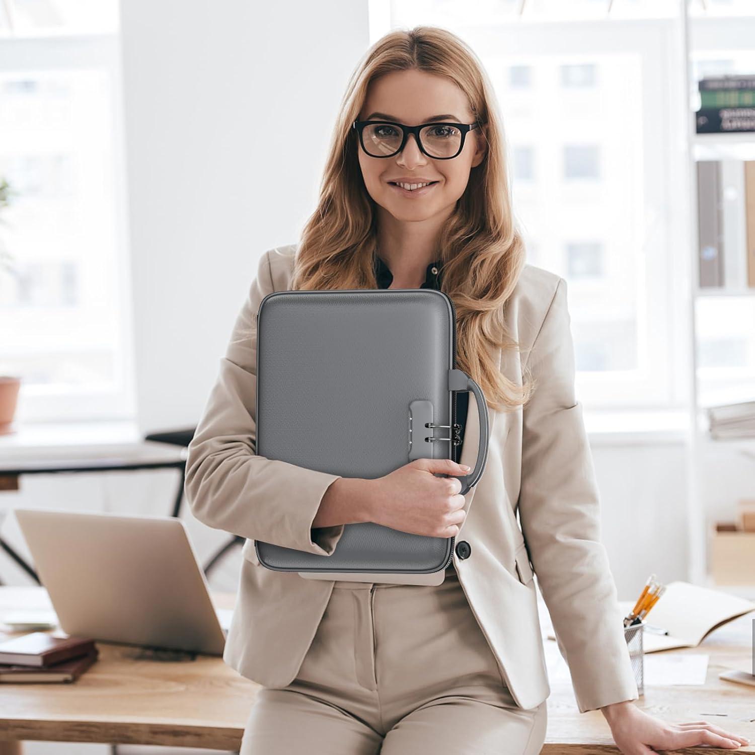 Organizador de Archivos a Prueba de Fuego DocSafe Gris 13 Bolsillos