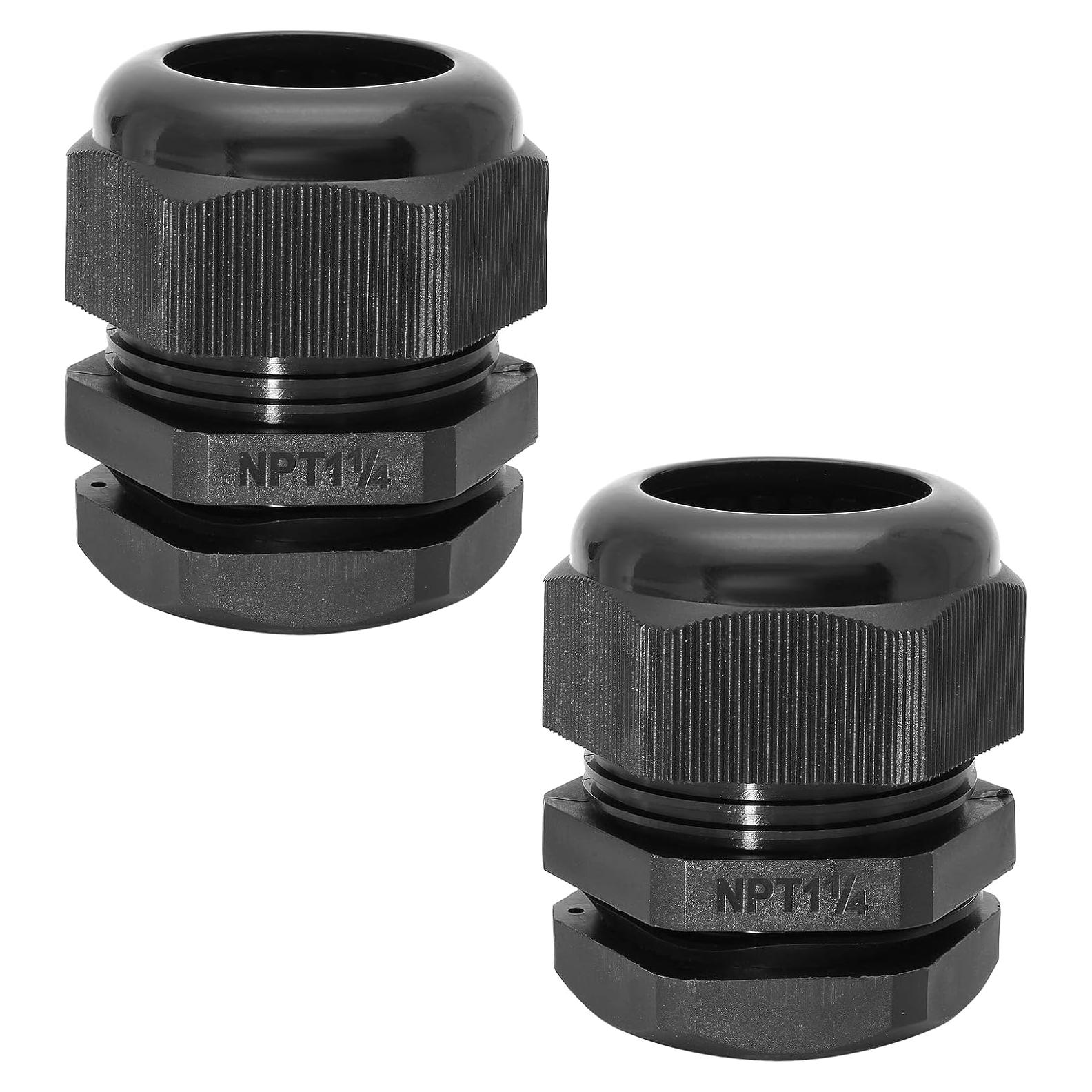 Conectores de cable de nylon IP68 Bonsicoky 2 piezas 32 mm