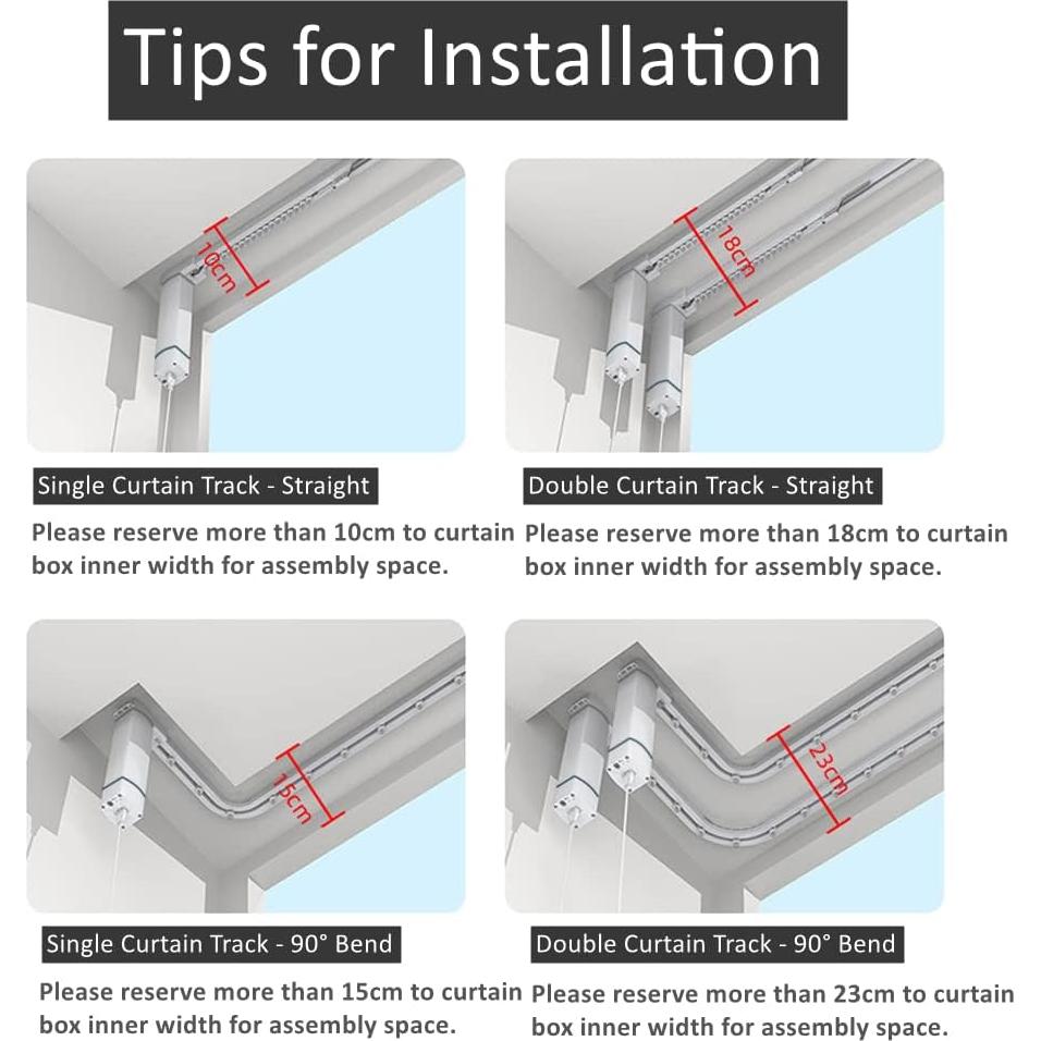 Sistema de Cortinas Inteligentes Blindsmart 2.1M WiFi Compatible