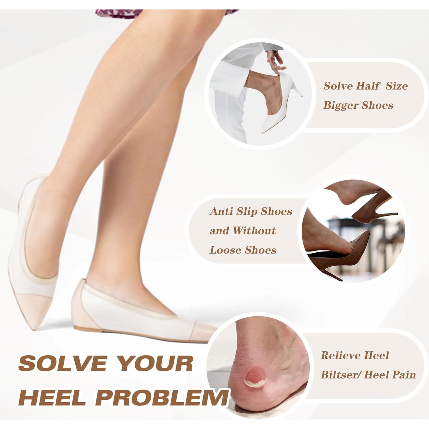 Almohadillas de Talón Lmyicuk 4D Cloud Mesh Beige - 4 Pares