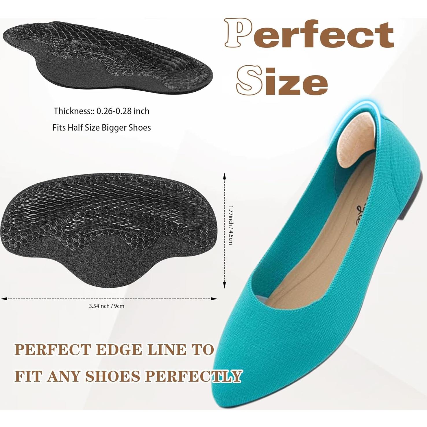 Almohadillas de Talón Lmyicuk 4D Cloud Mesh Beige - 4 Pares