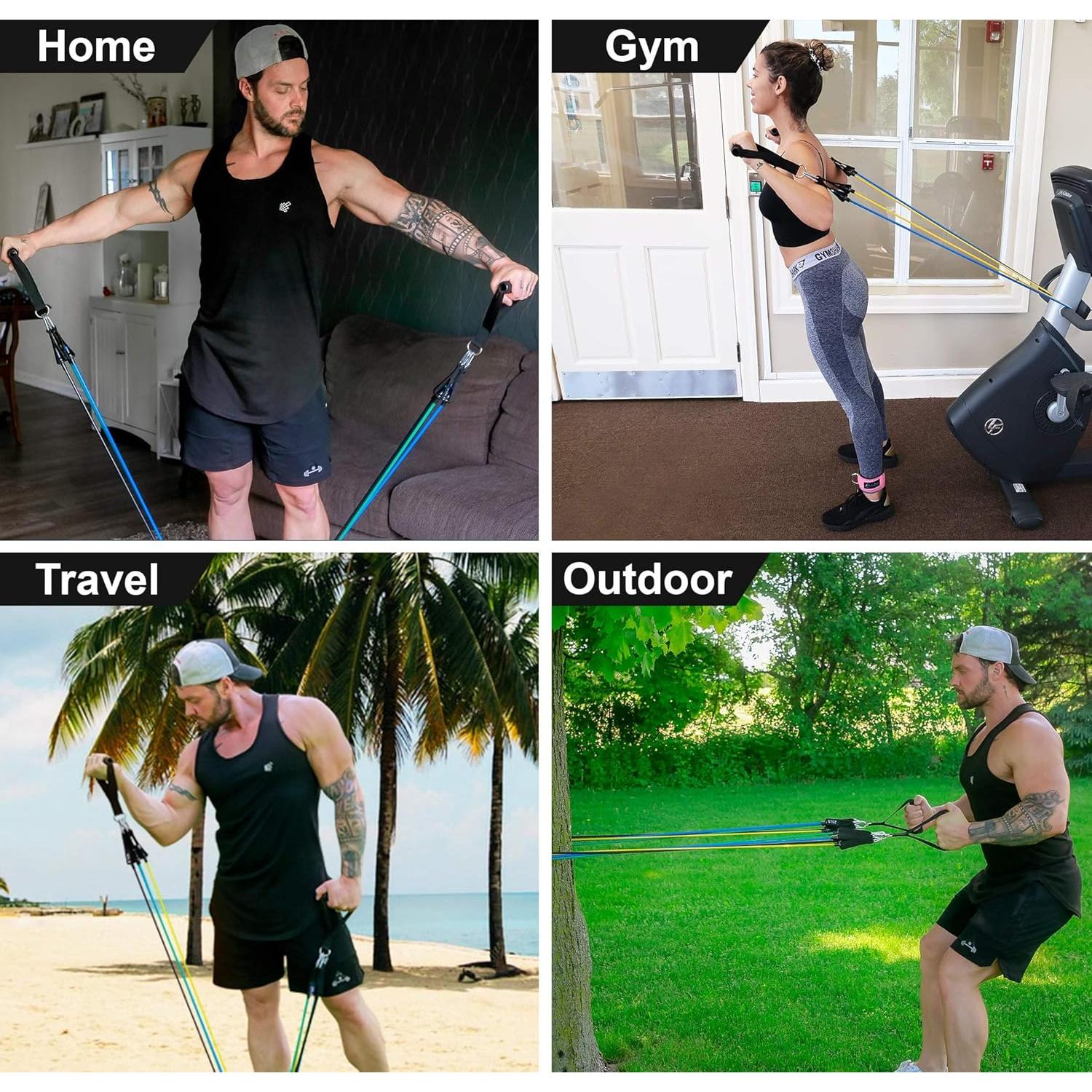 Conjunto de Bandas de Resistencia FLEXI MUSCLES 100 LBS