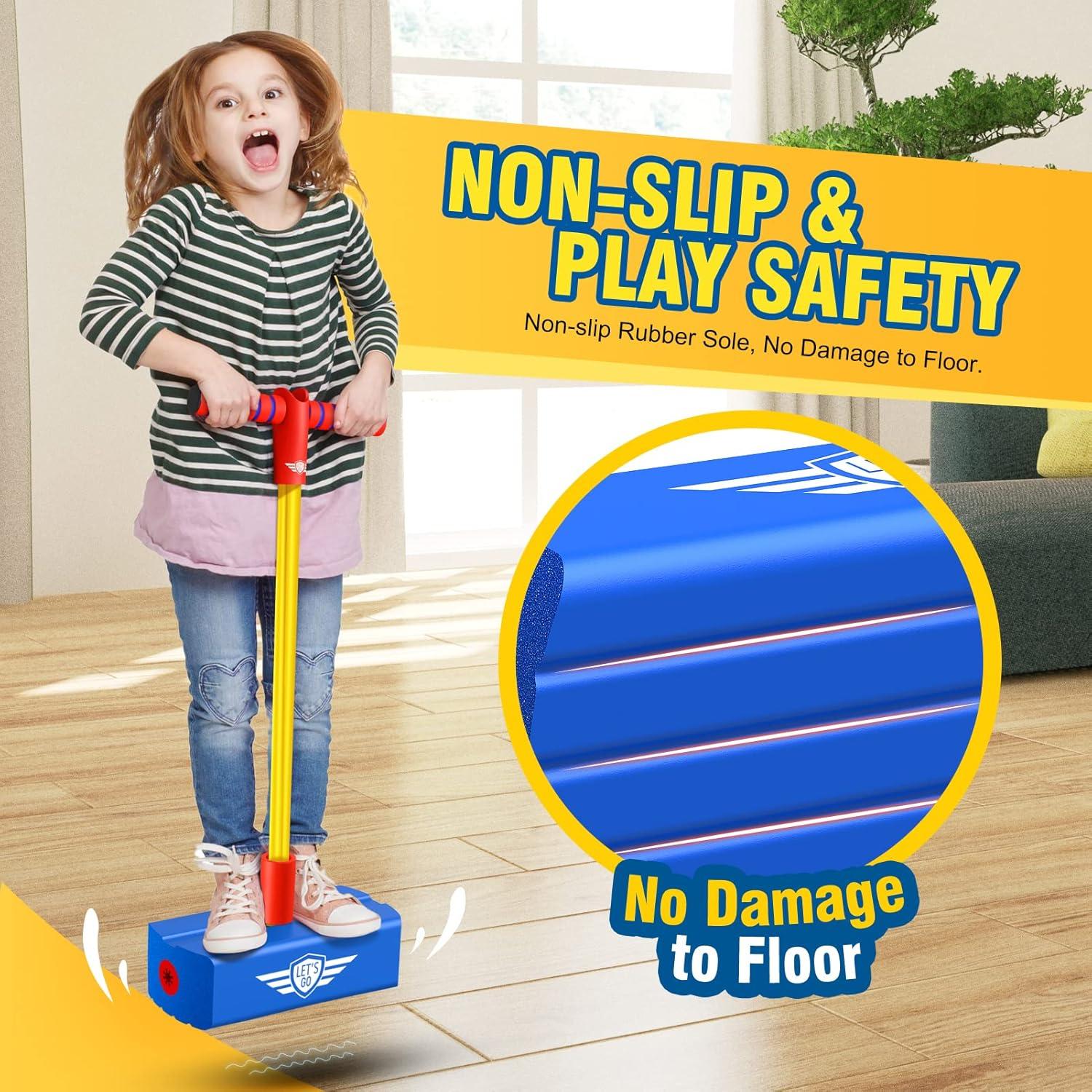 Pogo Stick de Espuma CUUGO VAMOS! CG para Niños 3-12 Años