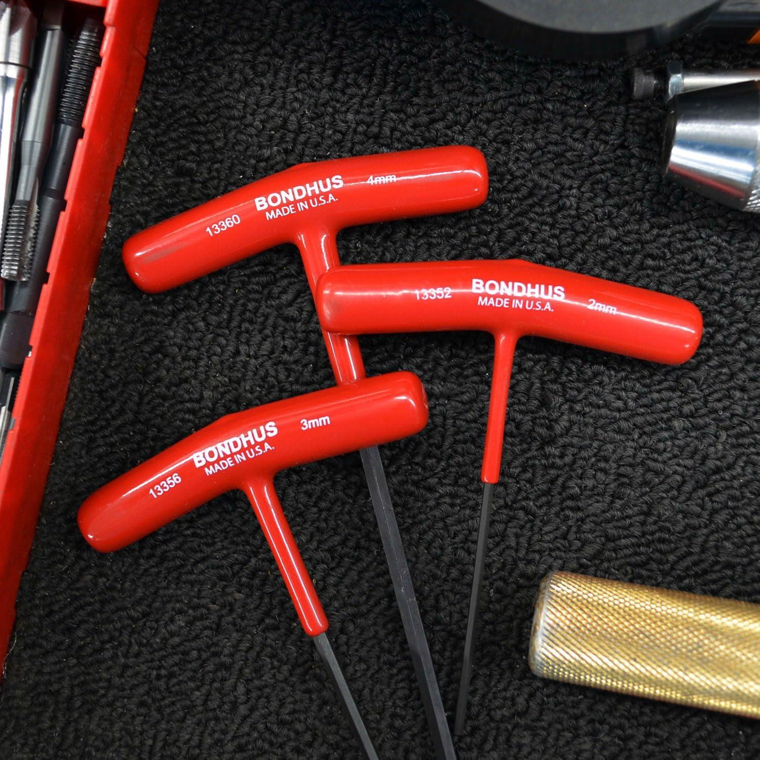 Juego de 8 Mangos en T Hexagonales Bondhus 2-10mm con Soporte