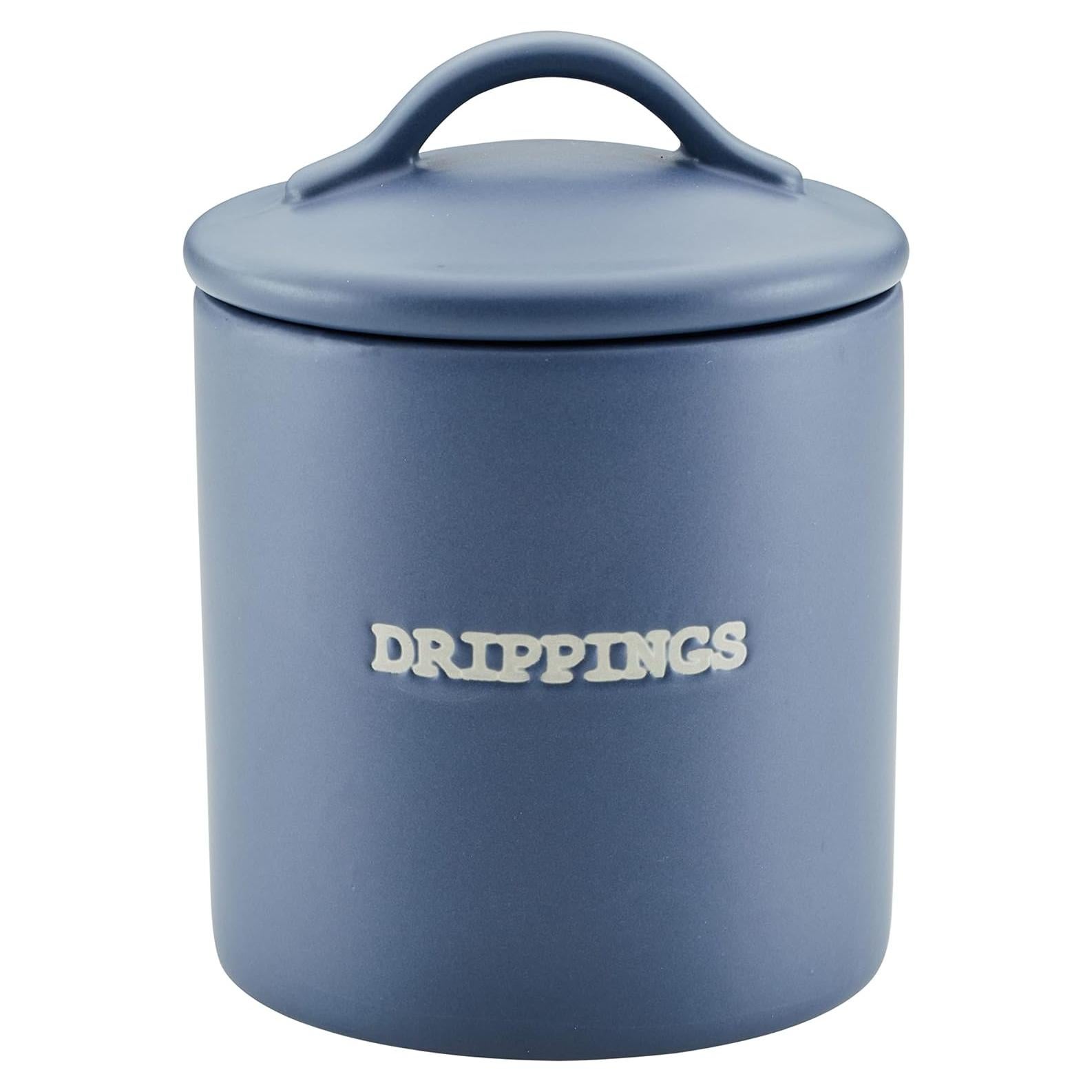 Tarro de Grasa de Tocino Ayesha Curry Cerámica 600ml Azul Ancla