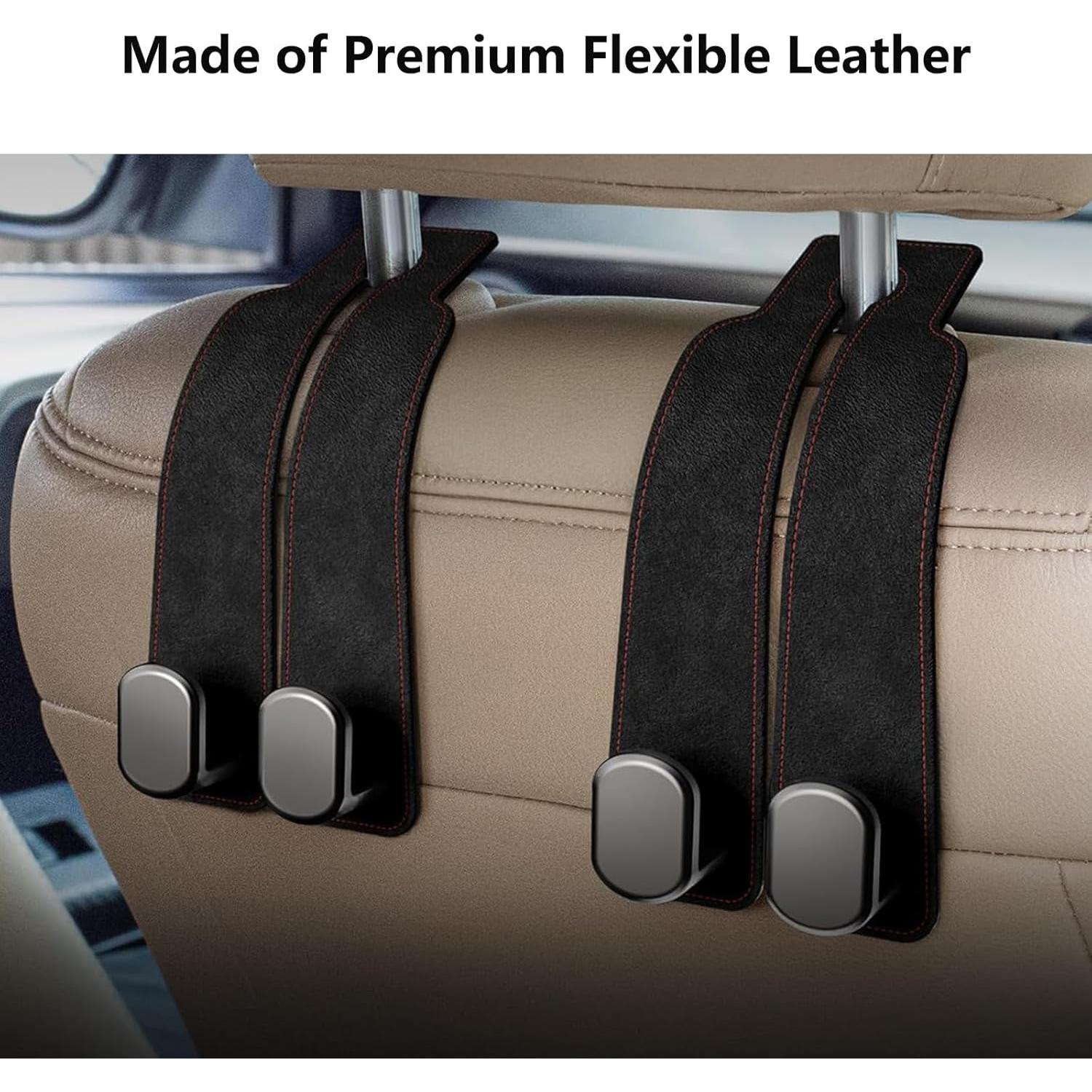 Gancho de Reposacabezas DECOAIRCON para Bolsos y Mochilas - Negro