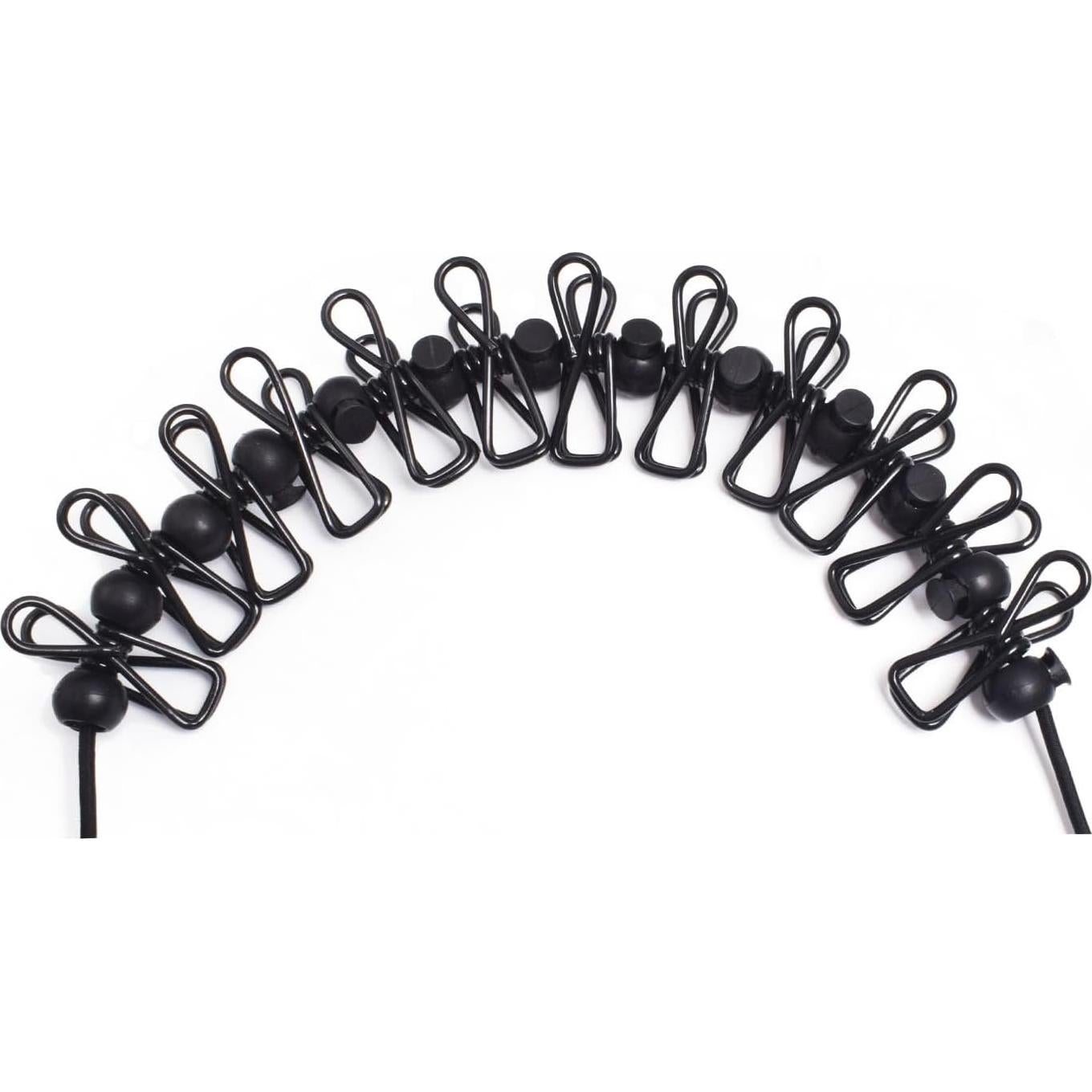 Cuerda de Ropa Portátil Retráctil Highsoner Wave 3.66m 12 Clips