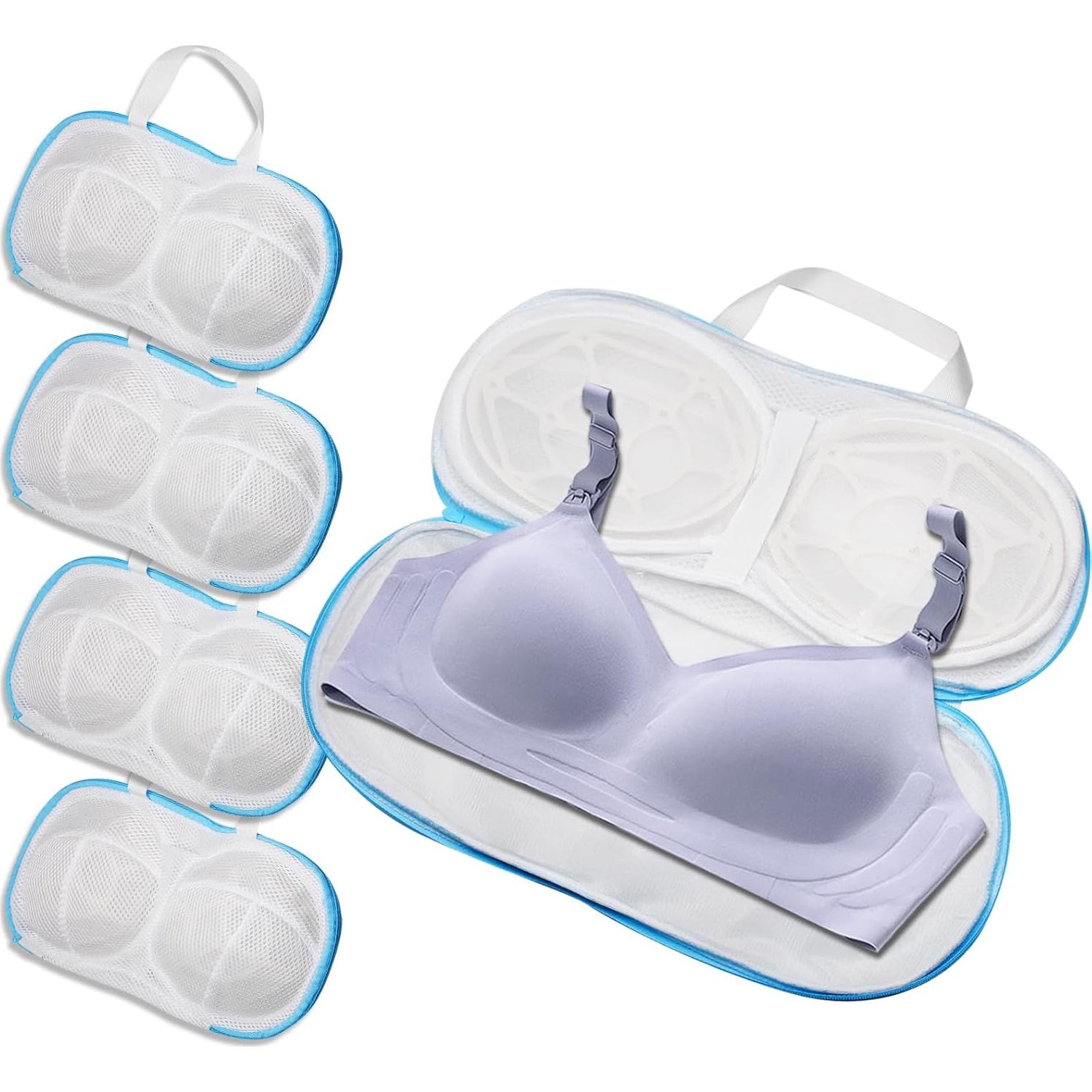 Bolsas de Lavado de Sujetadores Luomorgo 4 Piezas 3D