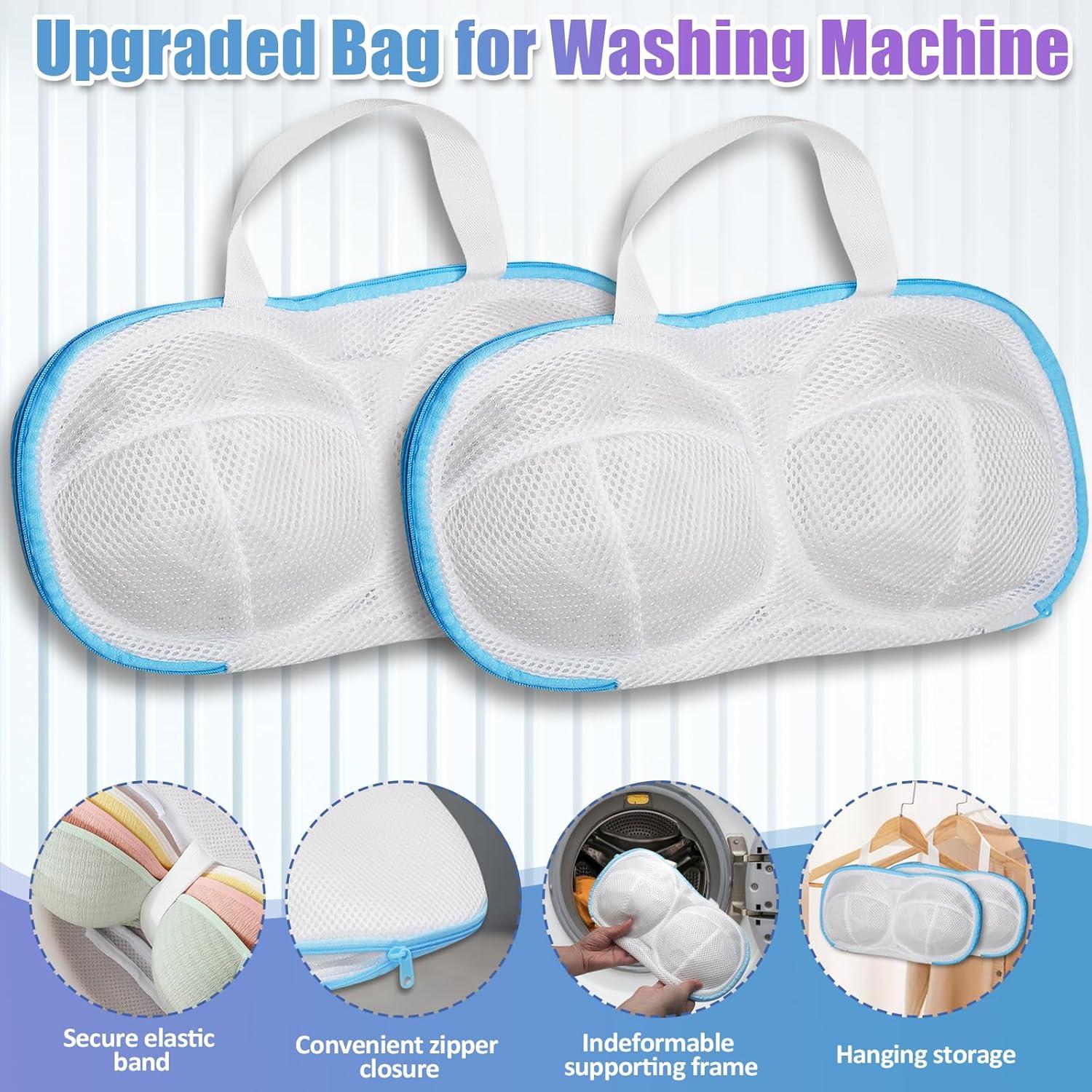 Bolsas de Lavado de Sujetadores Luomorgo 4 Piezas 3D