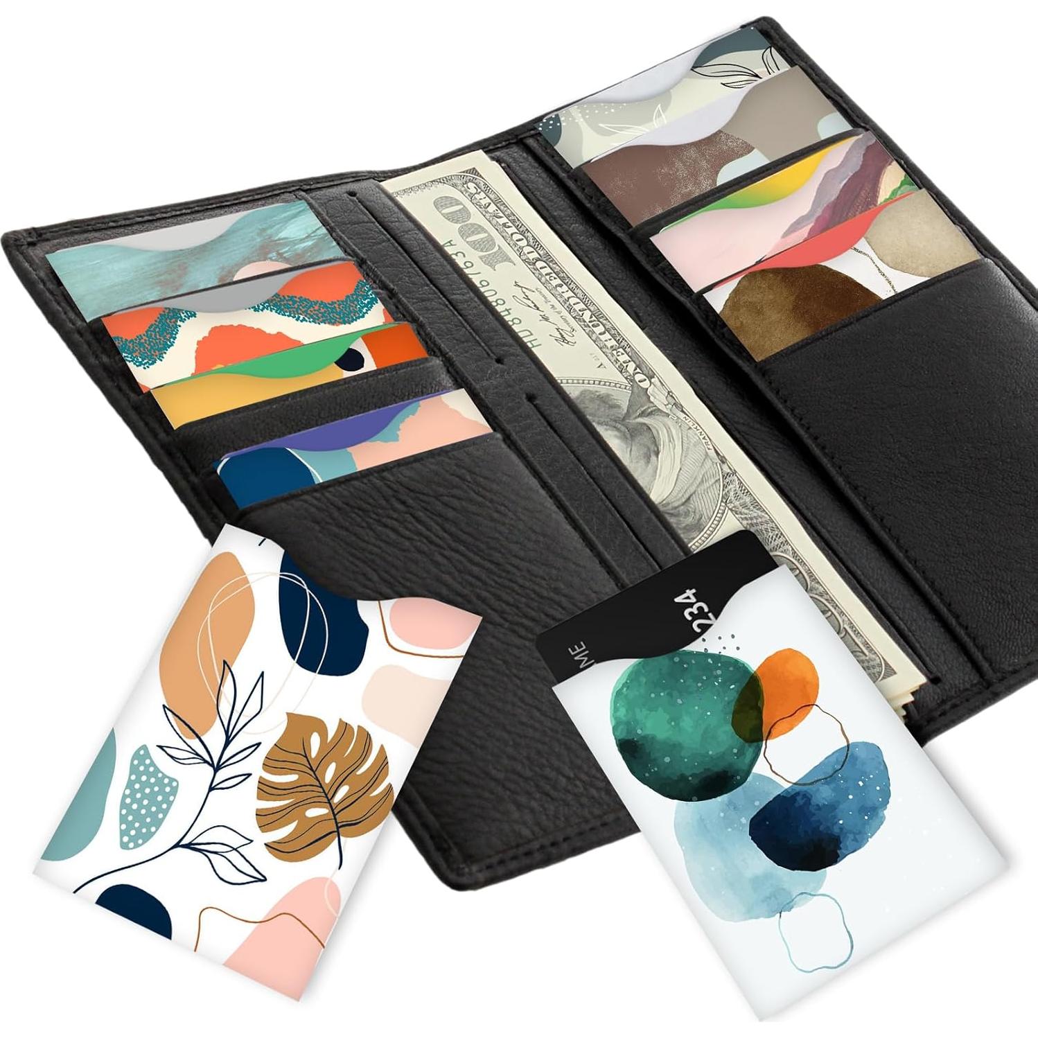 Mangas Bloqueadoras RFID DEEZOMO - Set de 10 Diseños Abstractos