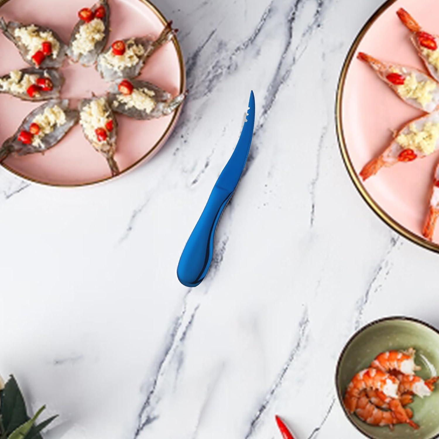 Herramienta Desvenadora de Camarones LXLVOUEG Acero Inoxidable