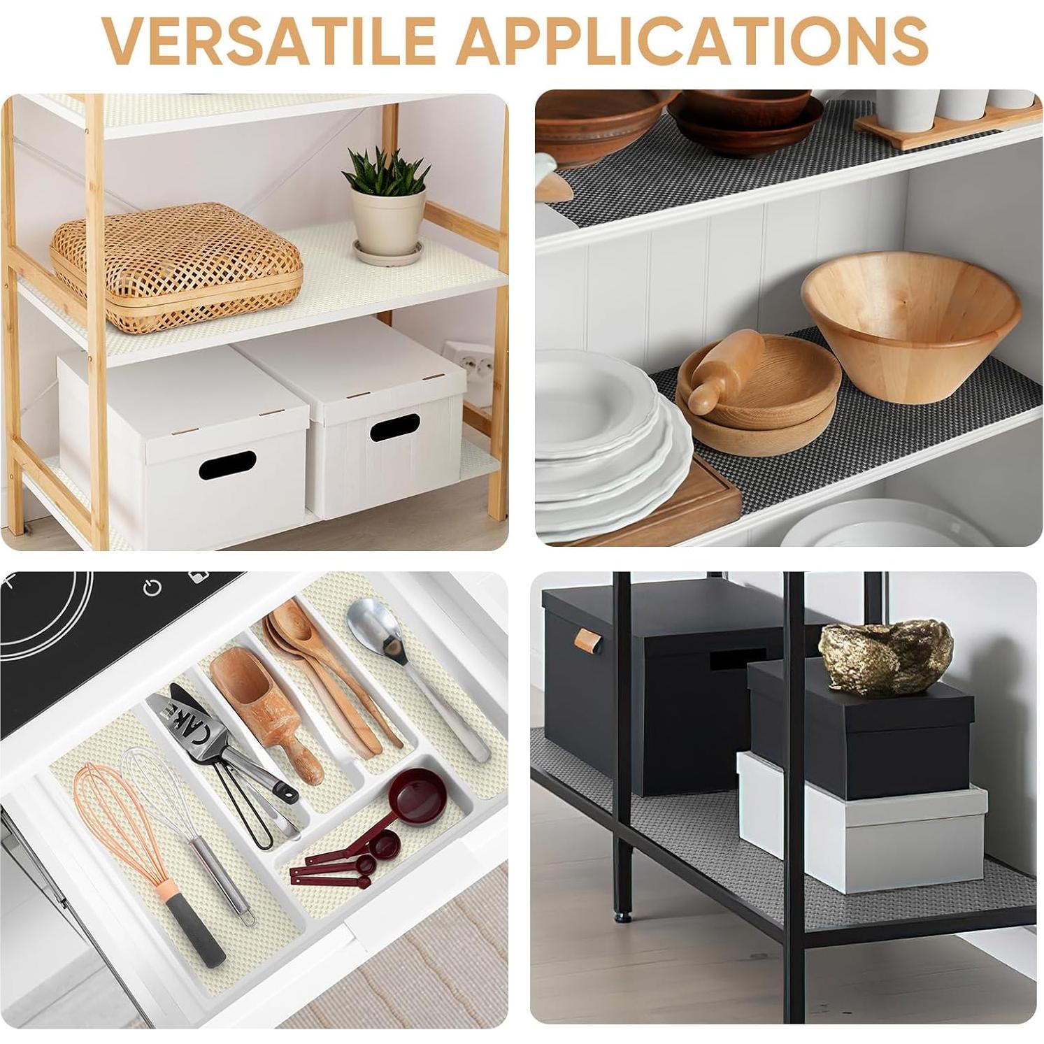 Forro Antideslizante BALEINE 30.48 cm x 3.05 m Beige