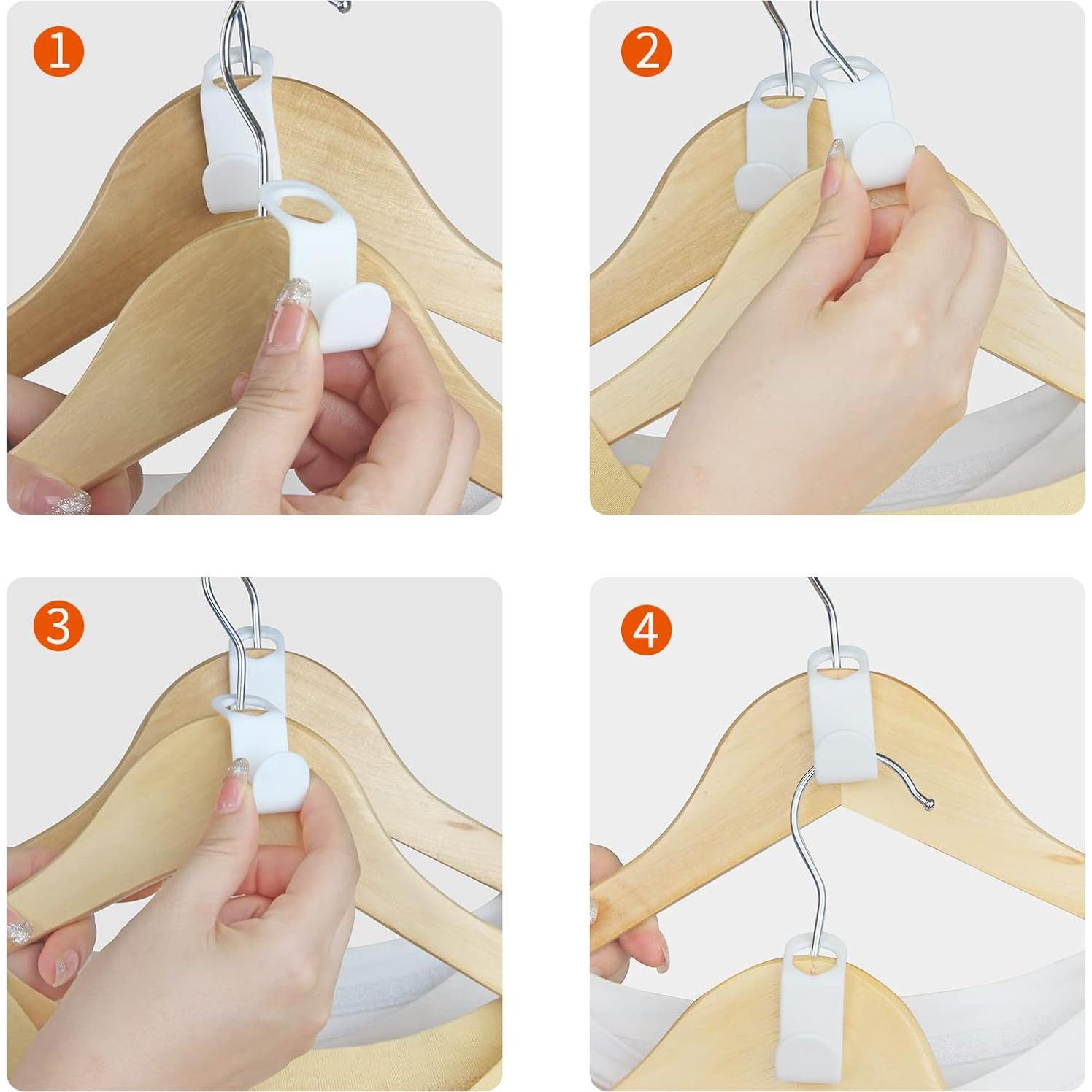 Ganchos Extensores Ahorra Espacio SLMT 50PCS para Perchas