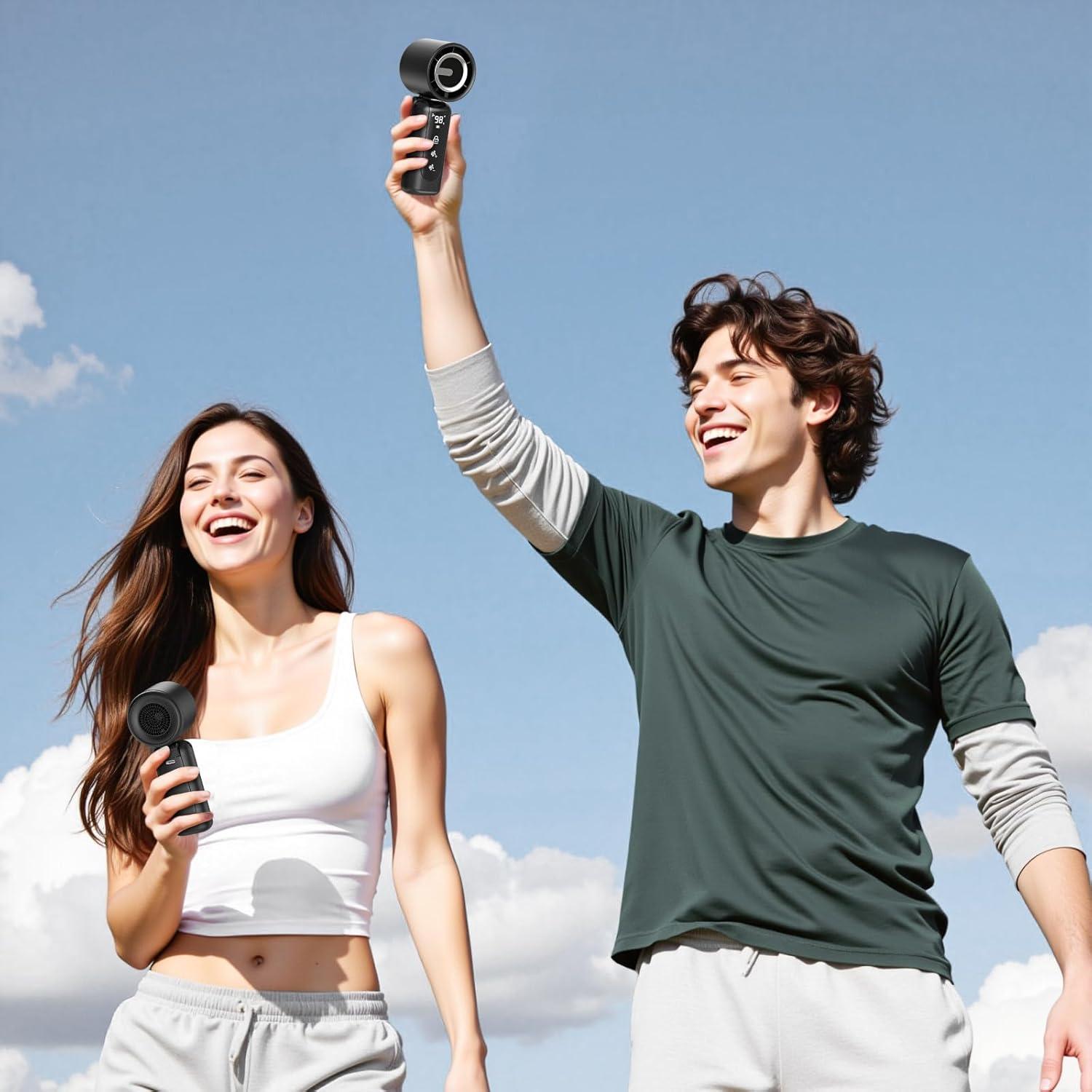 Ventilador Mini Portátil AGEYOU X008 Batería 4000mAh Ajustable