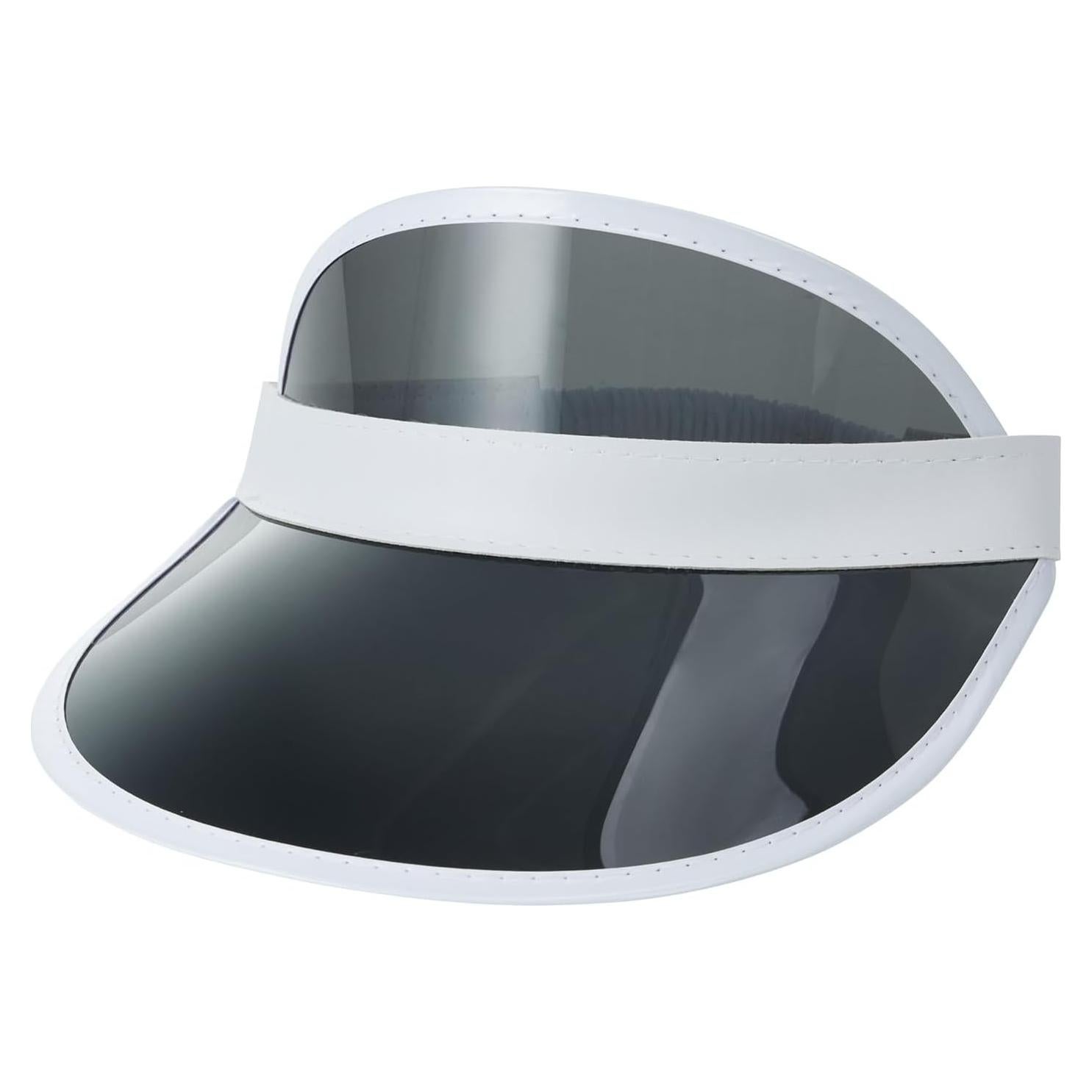 Gorra Visera de Sol Ajustable PVC Transparente Unisex
