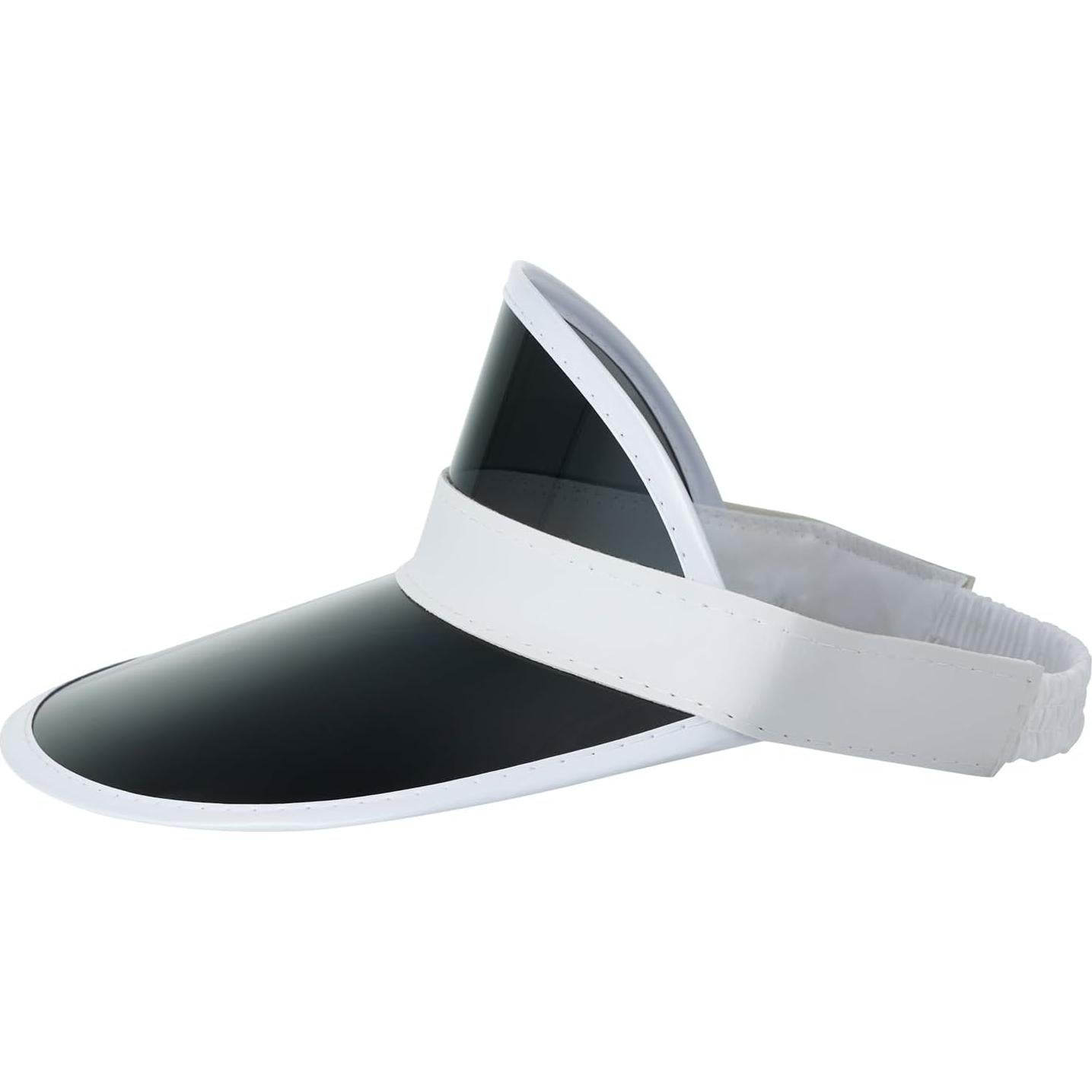 Gorra Visera de Sol Ajustable PVC Transparente Unisex