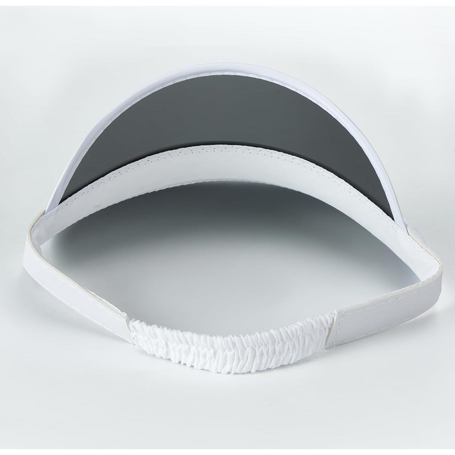 Gorra Visera de Sol Ajustable PVC Transparente Unisex