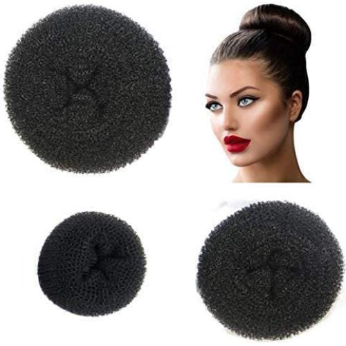 Creador de Moños de Dona Styla Hair - 3 Piezas Negras