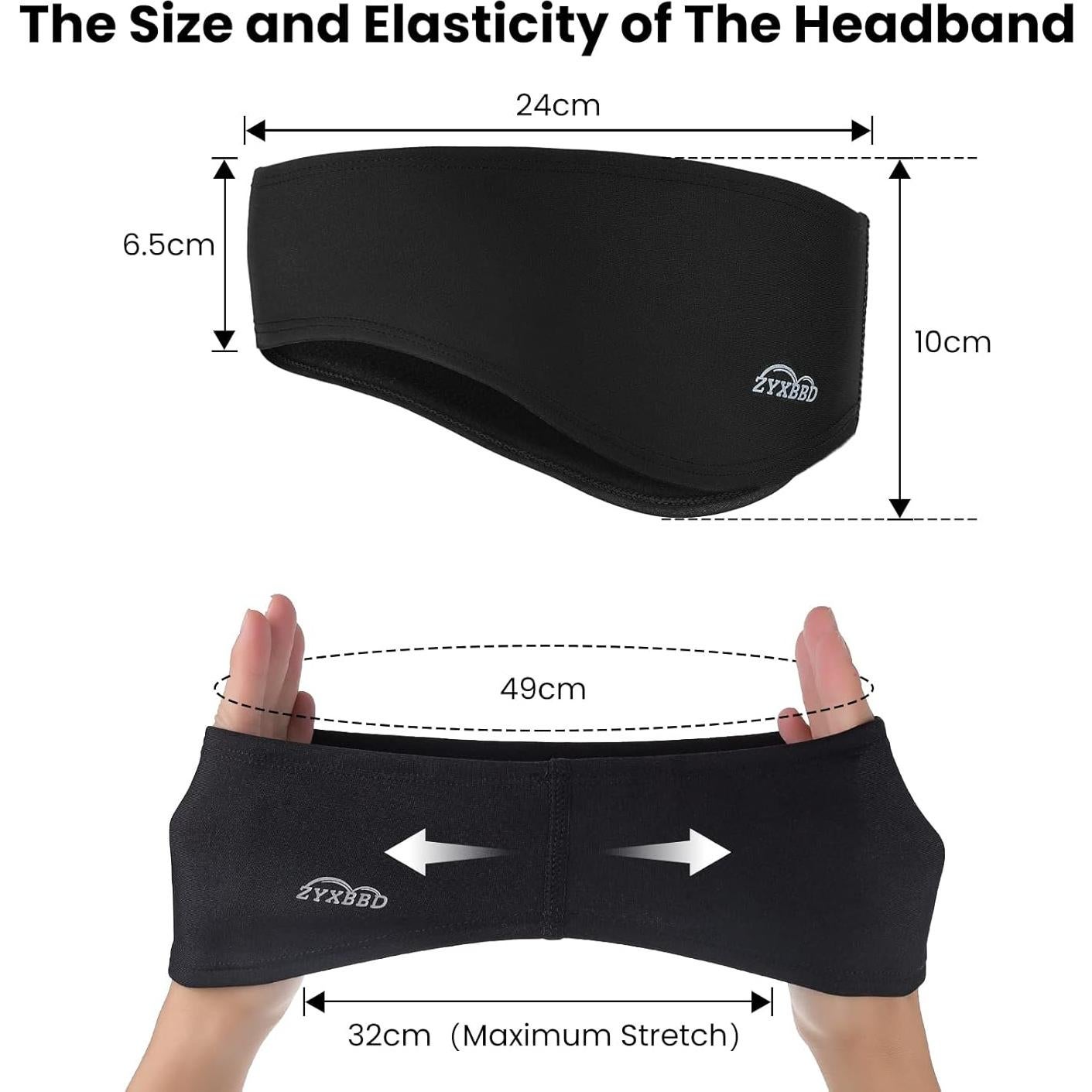 Calentadores de Oídos ZYXBBD para Invierno - Cinta Polar Unisex