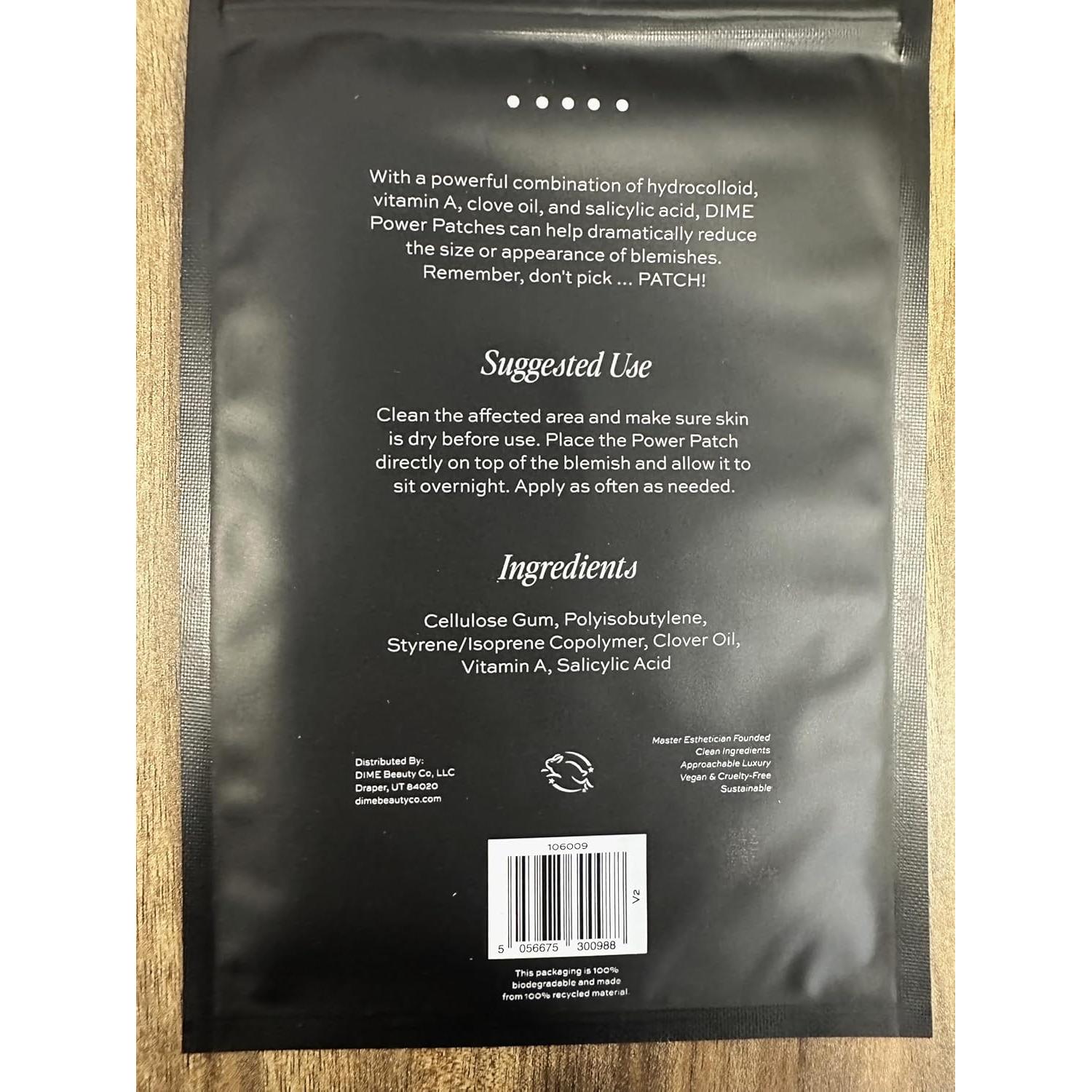 DIME Beauty Power Patch 72 Parches Hidrocoloides para Espinillas